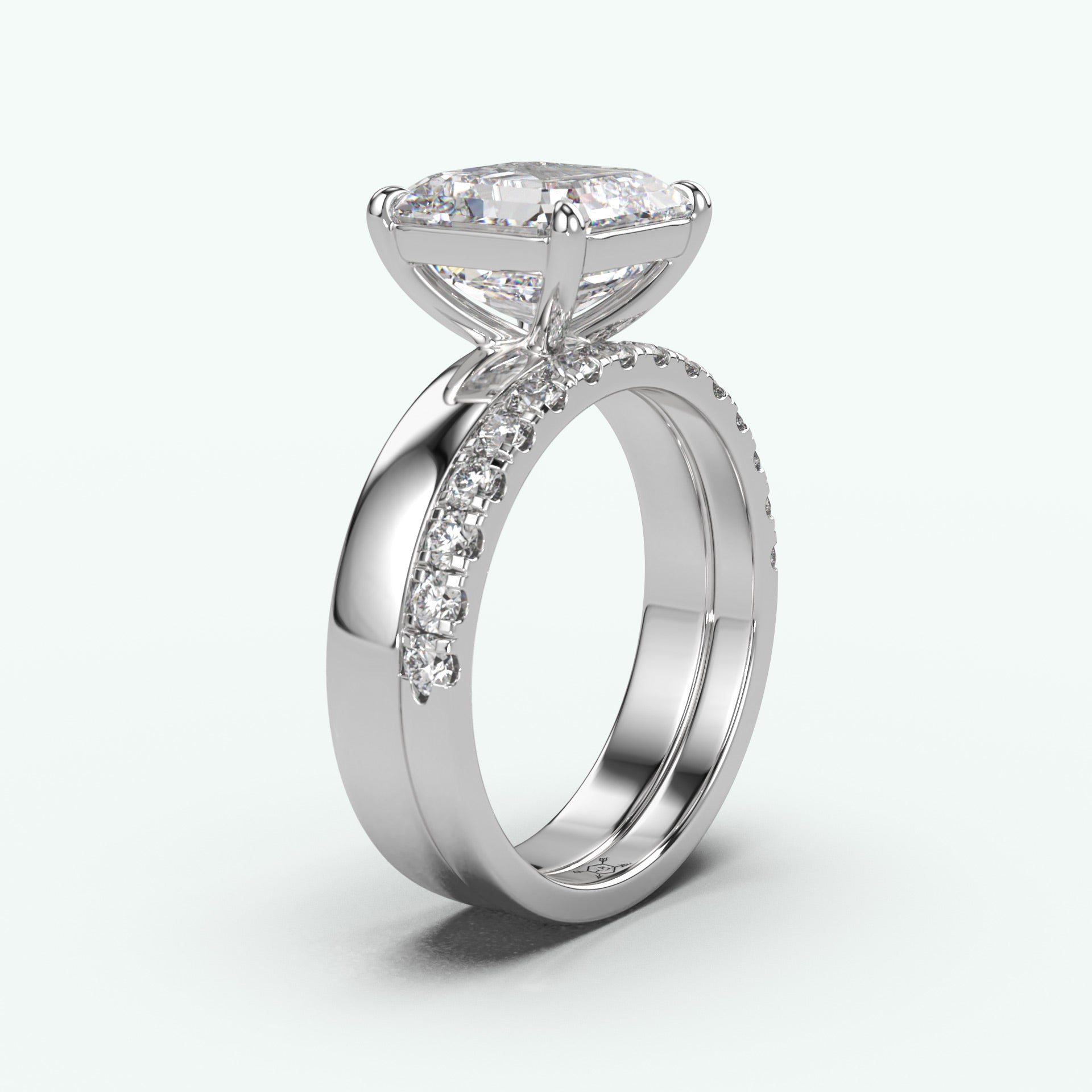 White Gold - Asscher