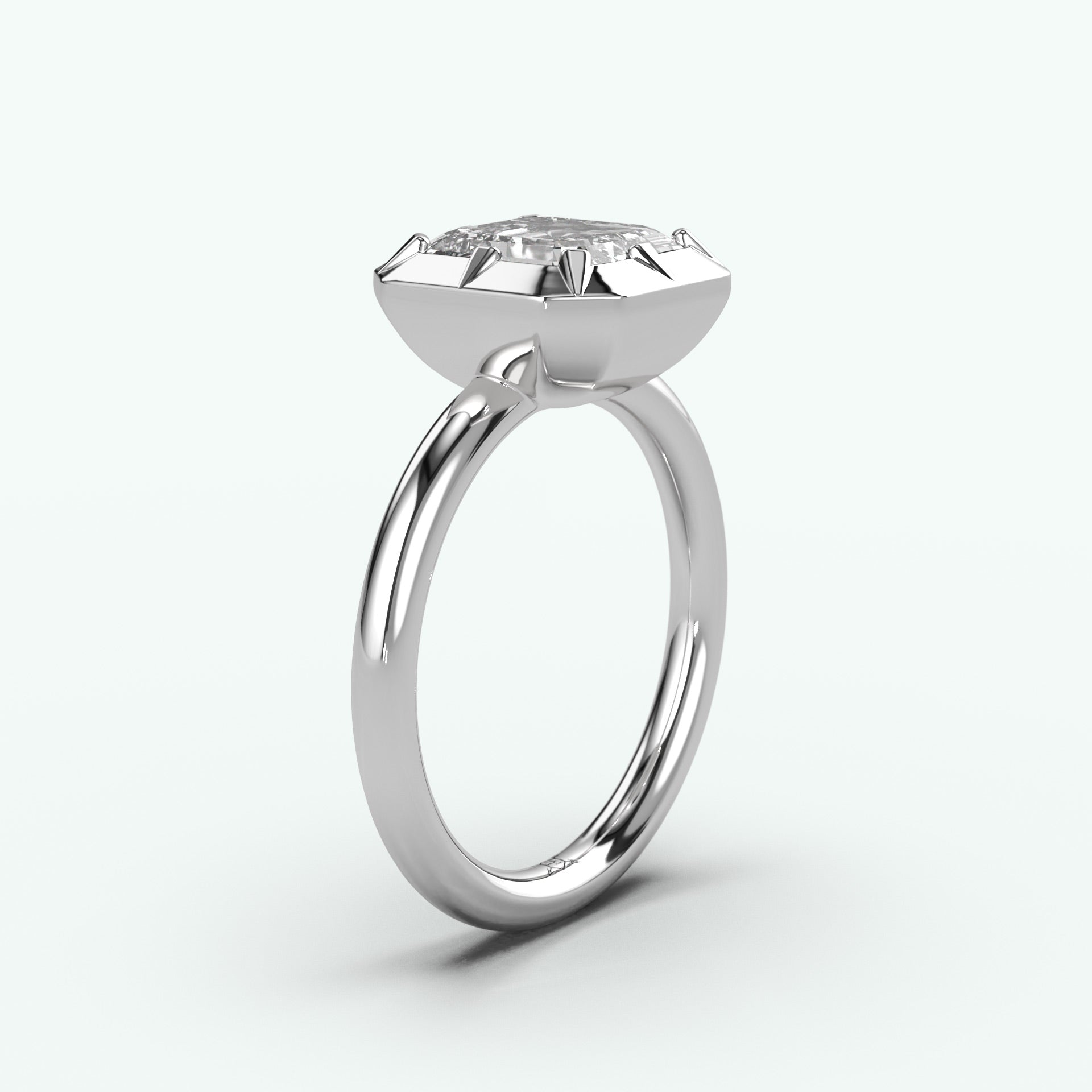 White Gold - Asscher