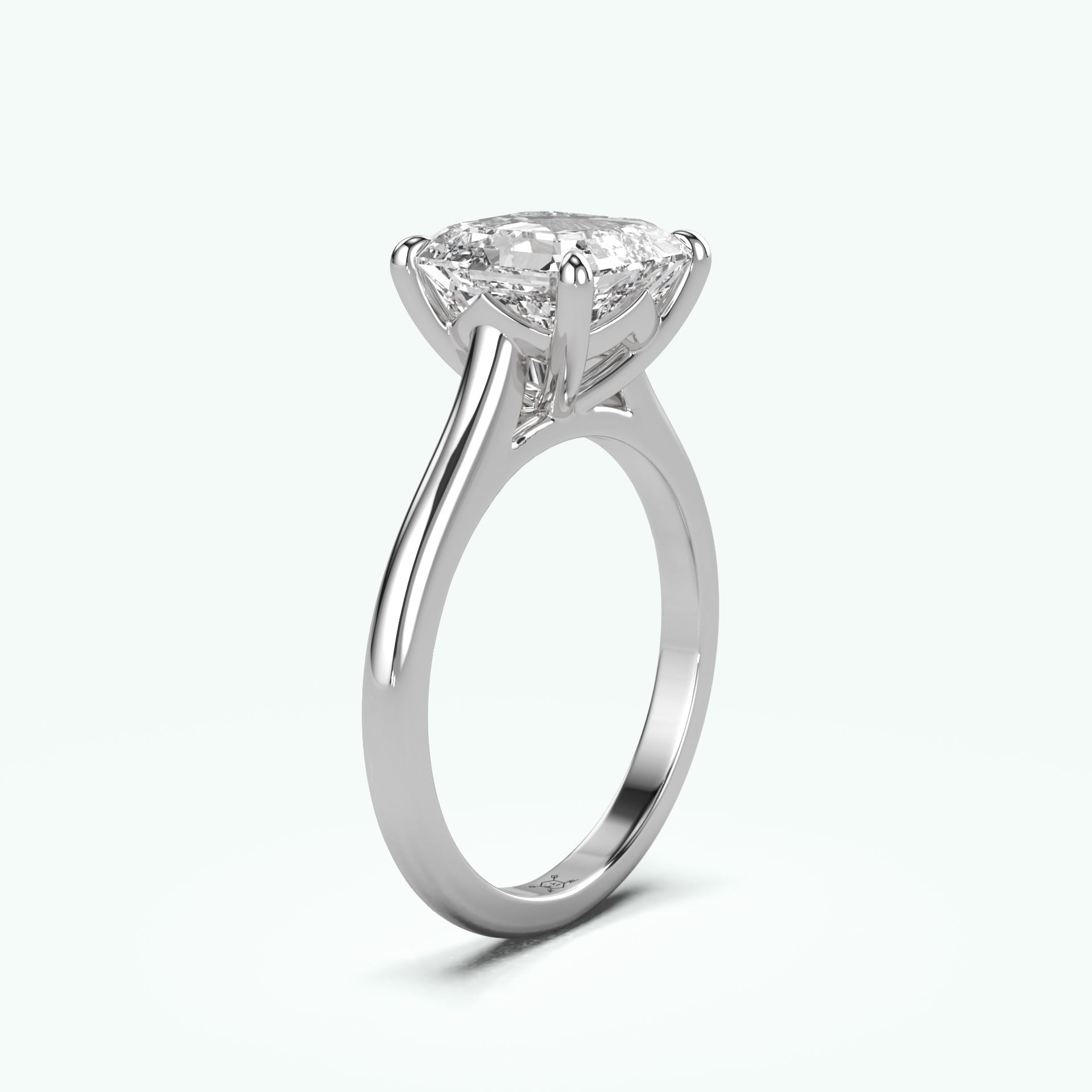 White Gold - Asscher