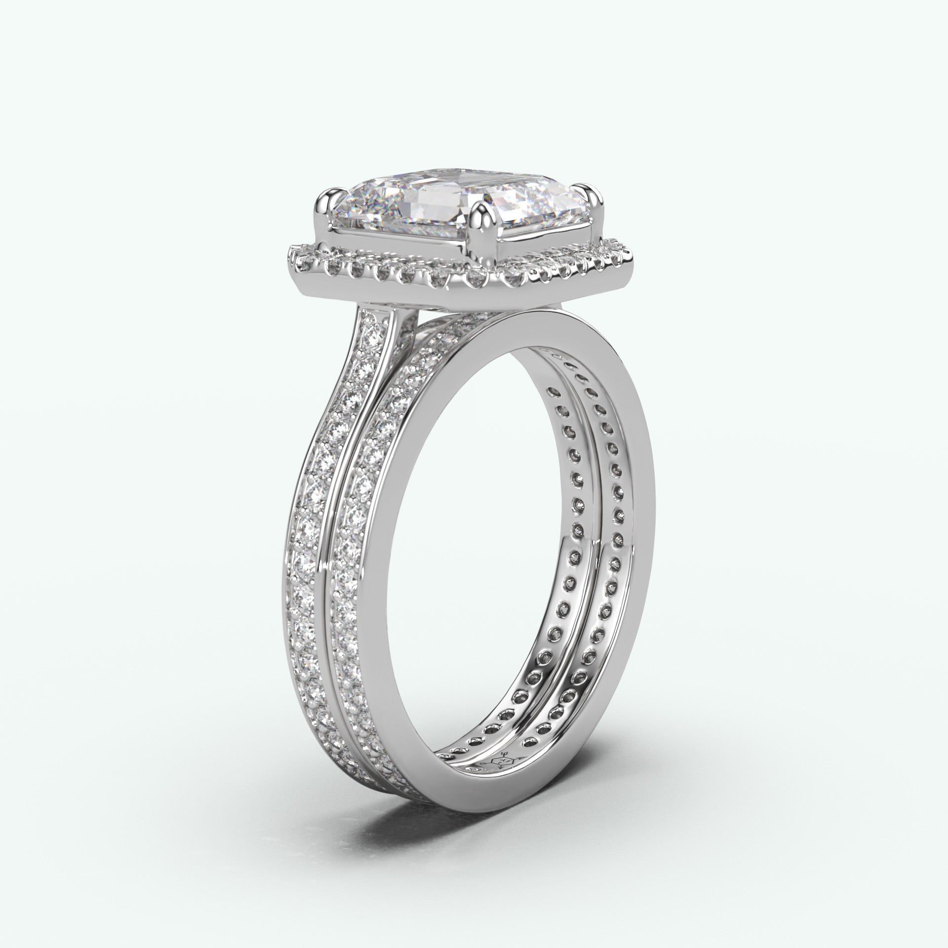 White Gold - Asscher