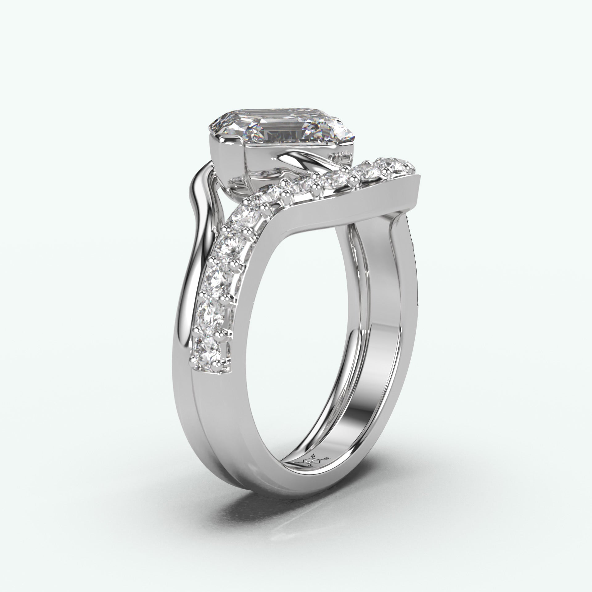 White Gold - Asscher