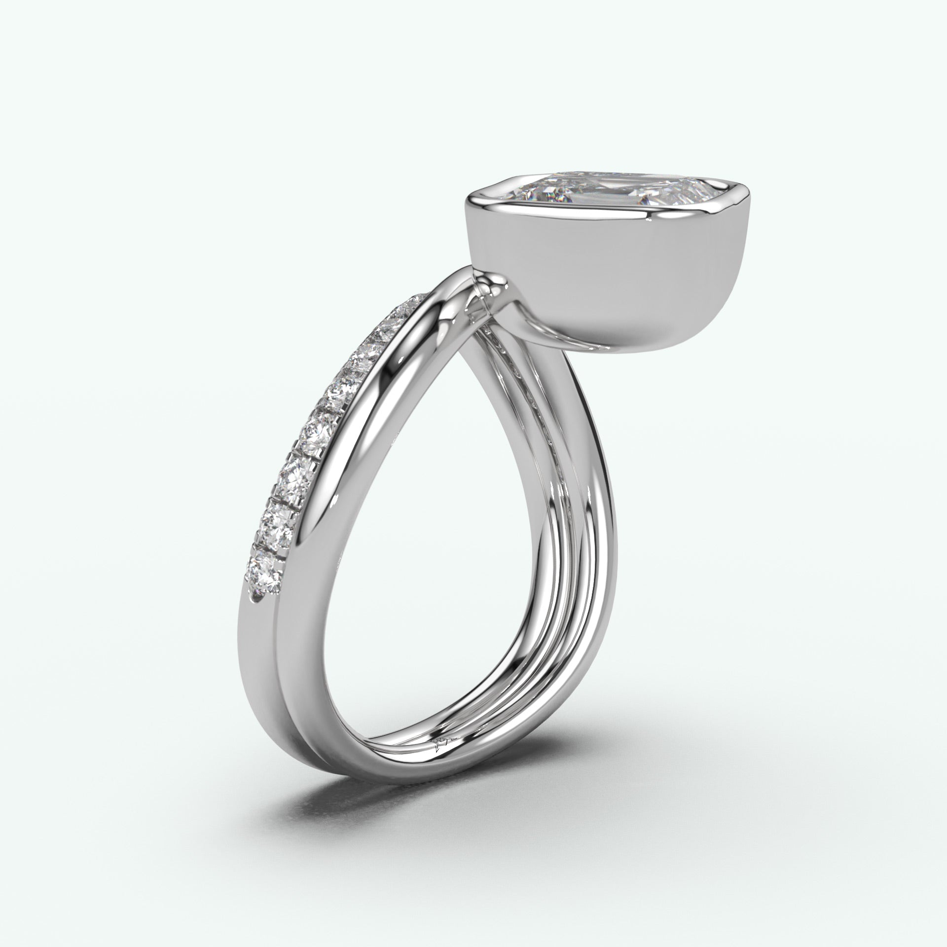 White Gold - Asscher
