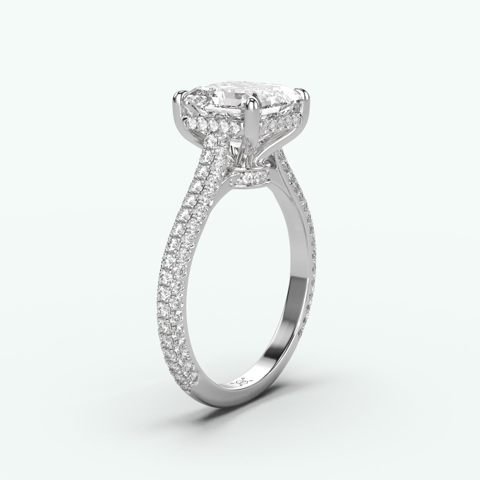 White Gold - Asscher
