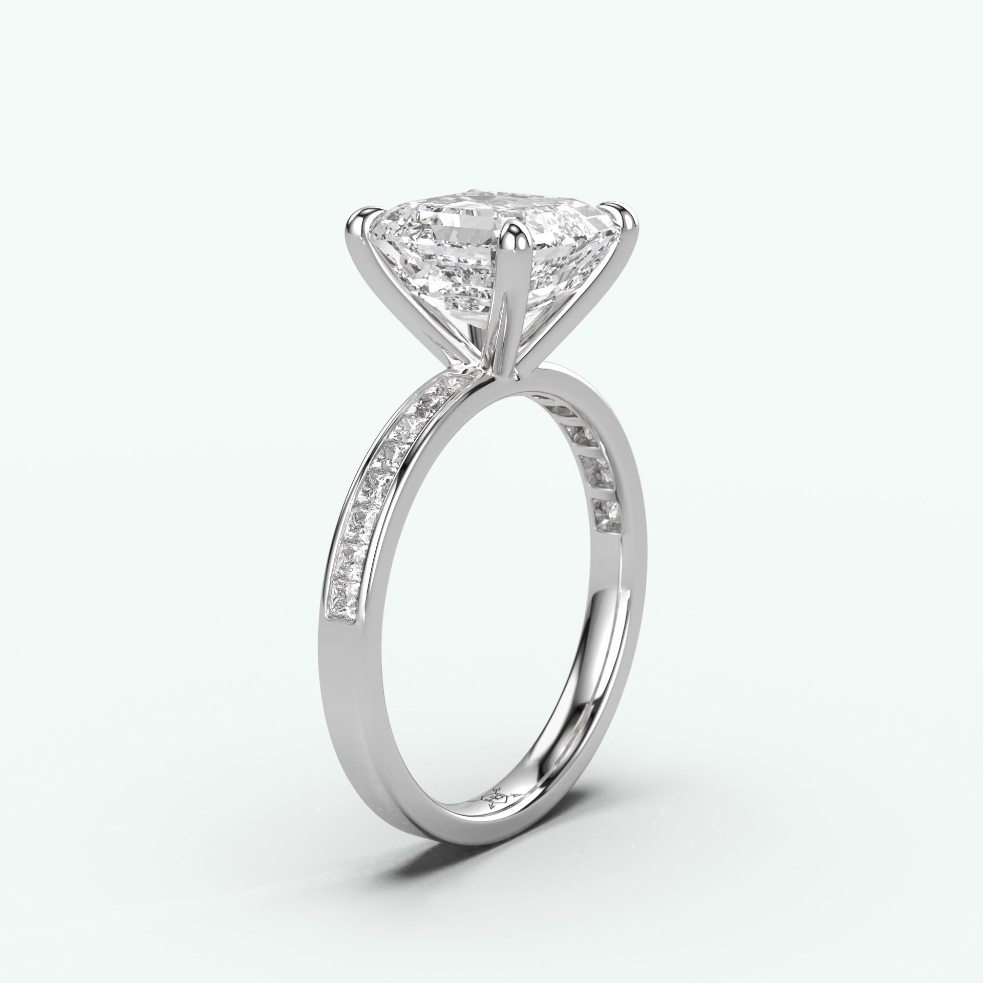 White Gold - Asscher