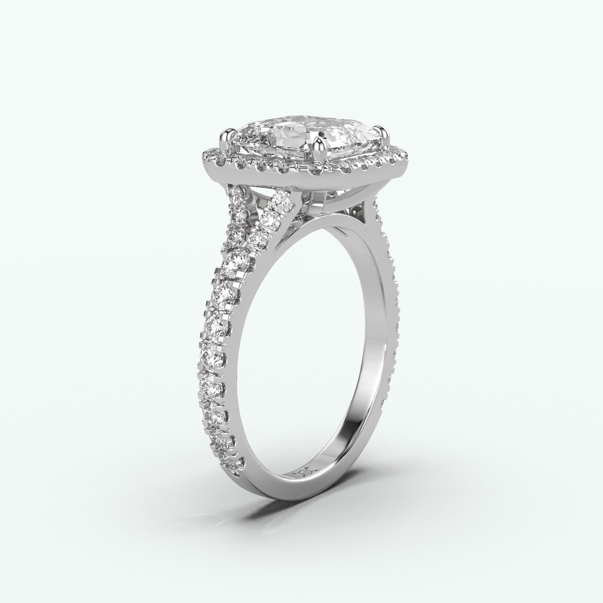 White Gold - Asscher