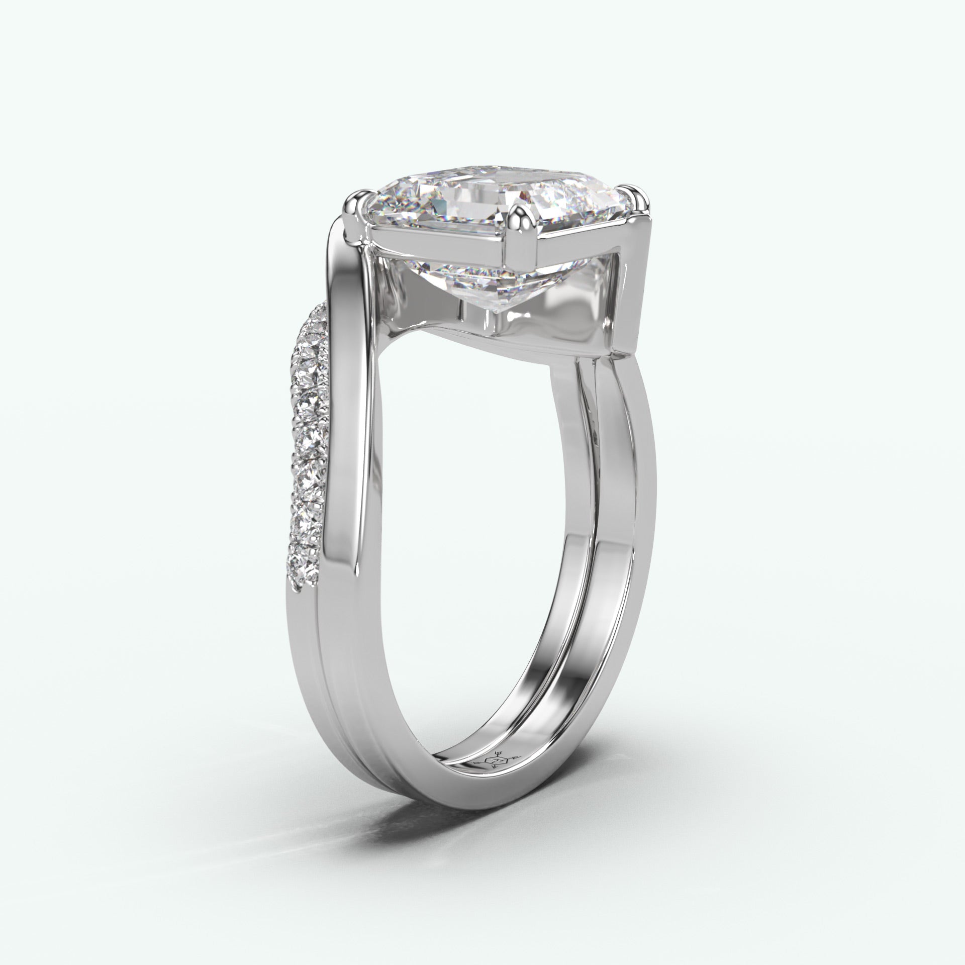 White Gold - Asscher
