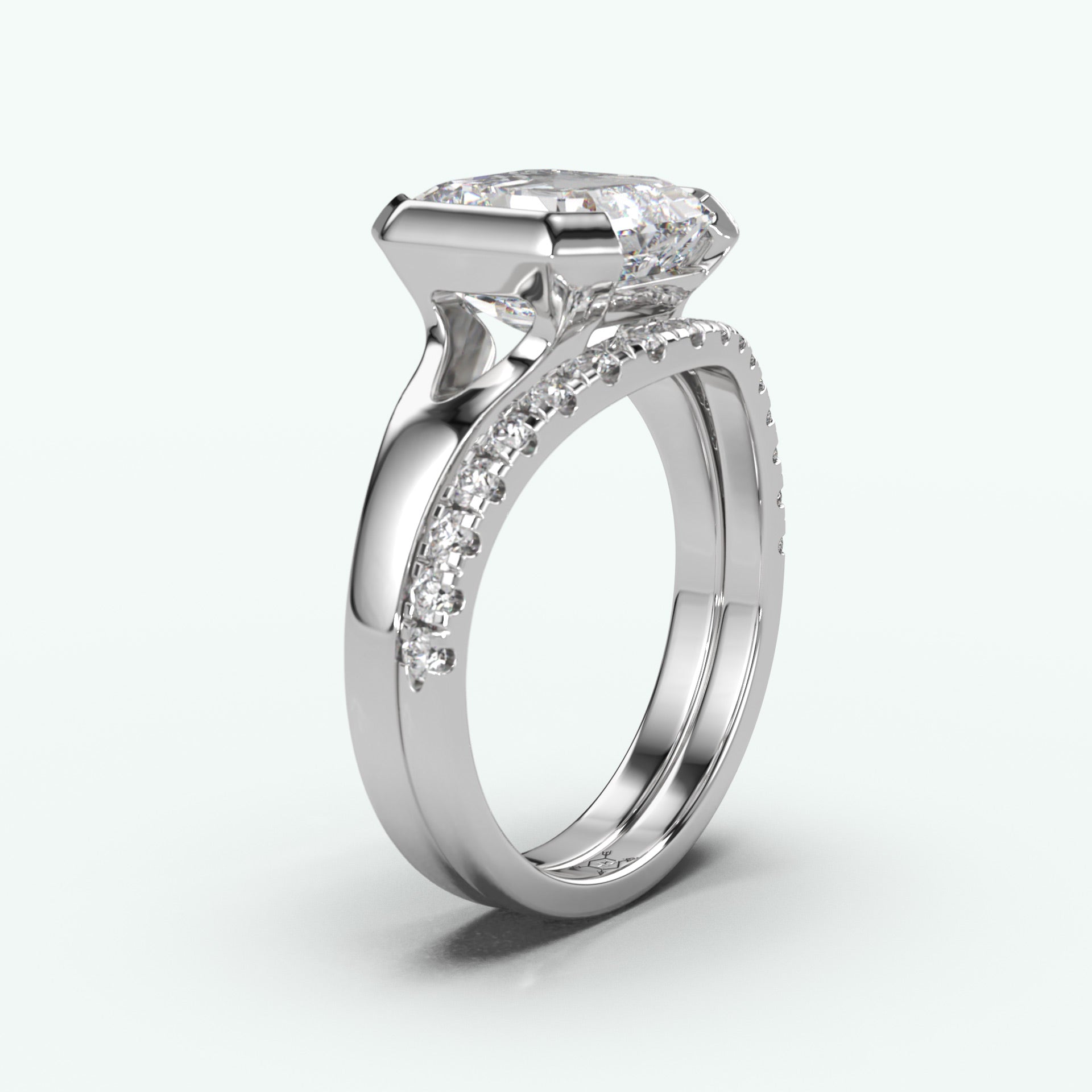 White Gold - Asscher
