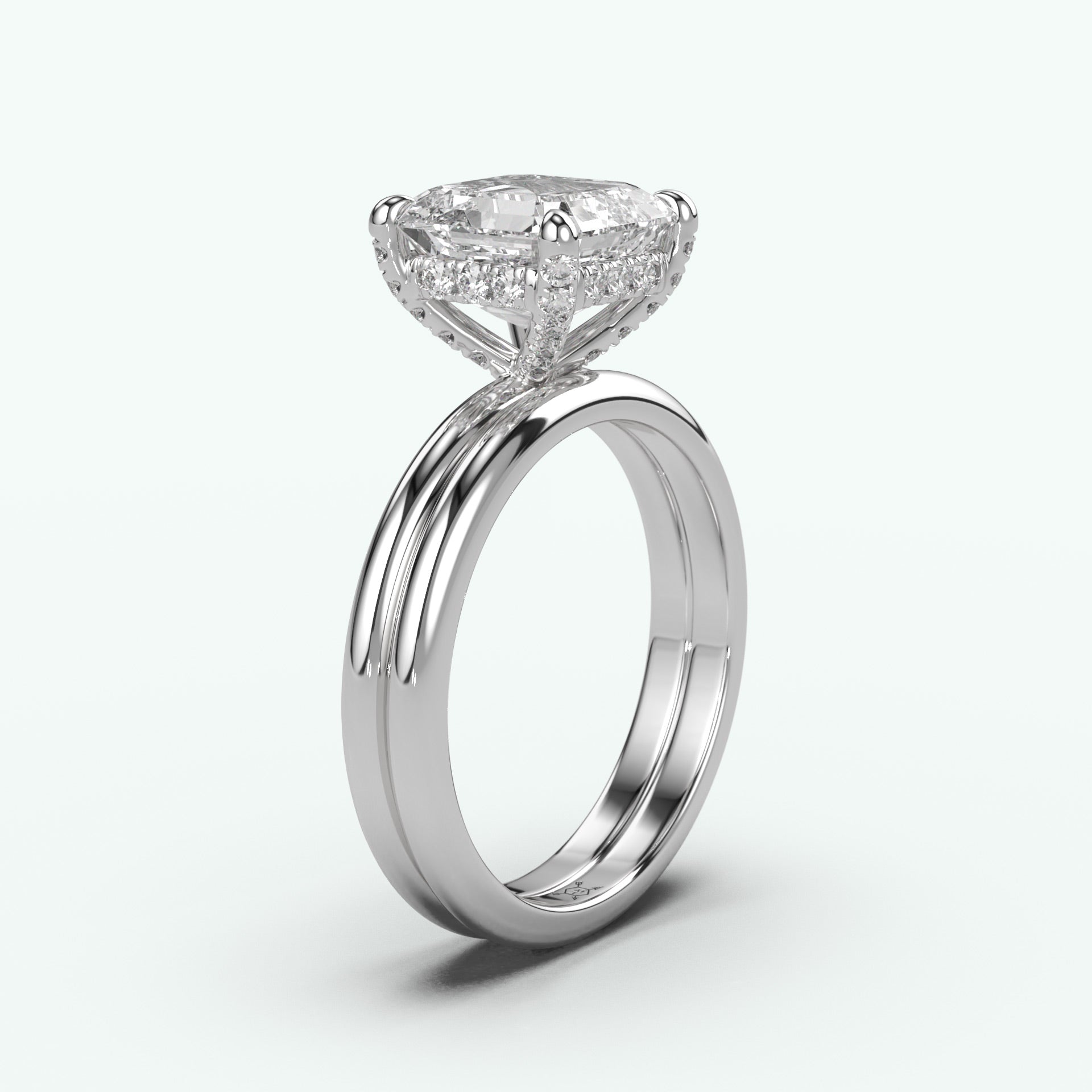 White Gold - Asscher