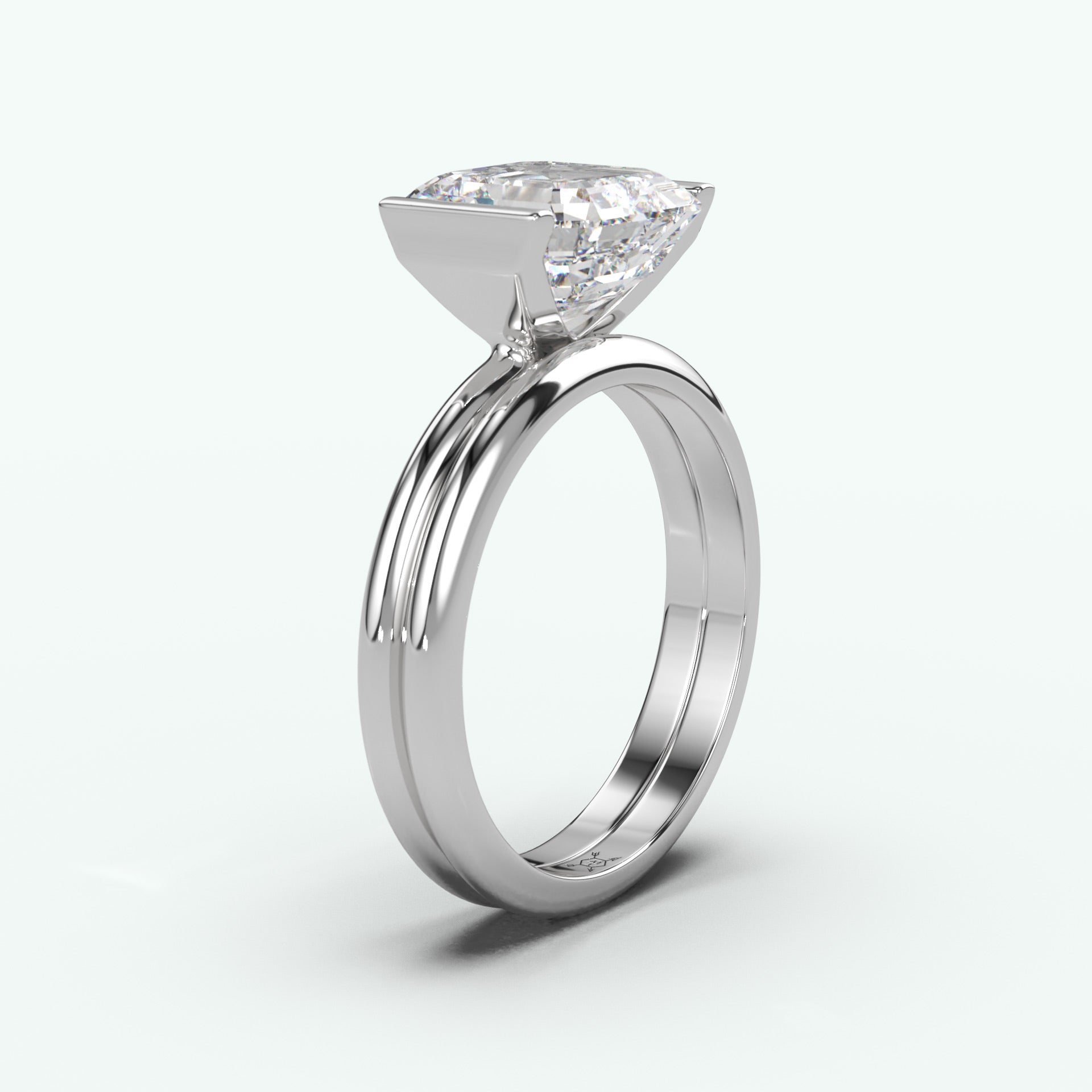 White Gold- Asscher