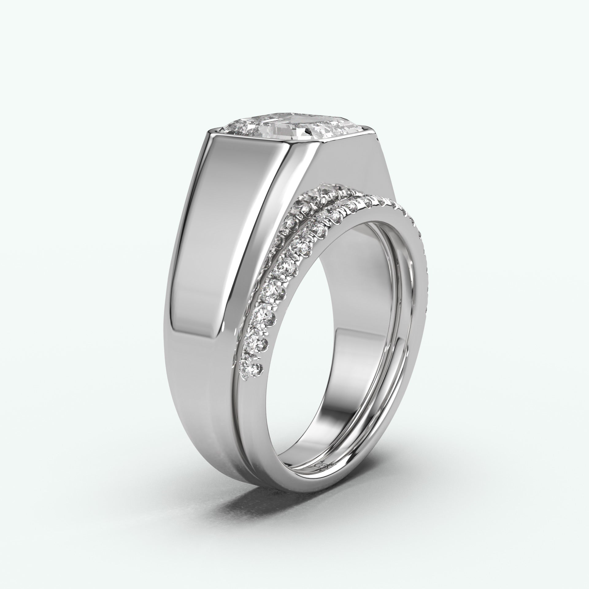 White Gold - Asscher