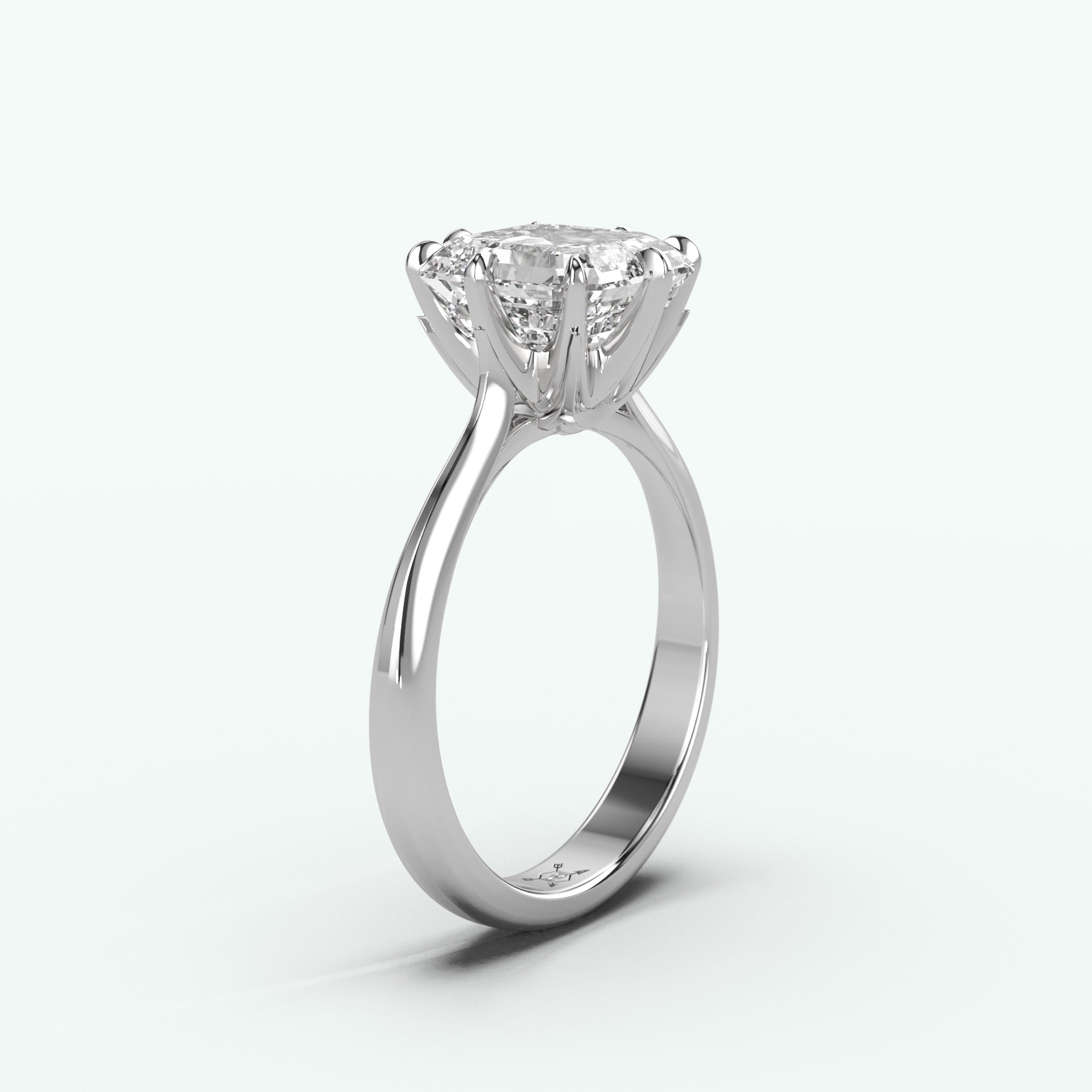 White Gold - Asscher