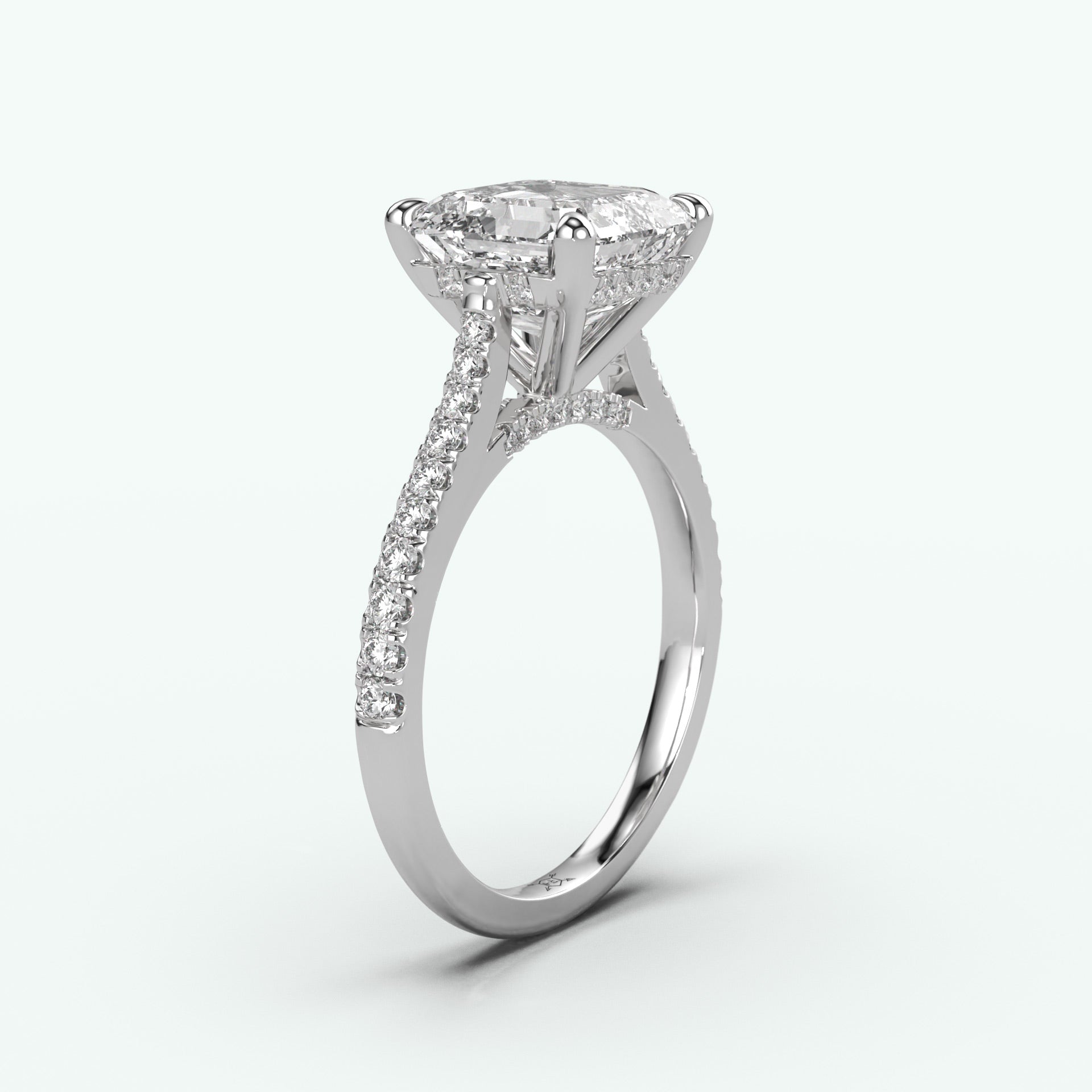 White Gold - Asscher