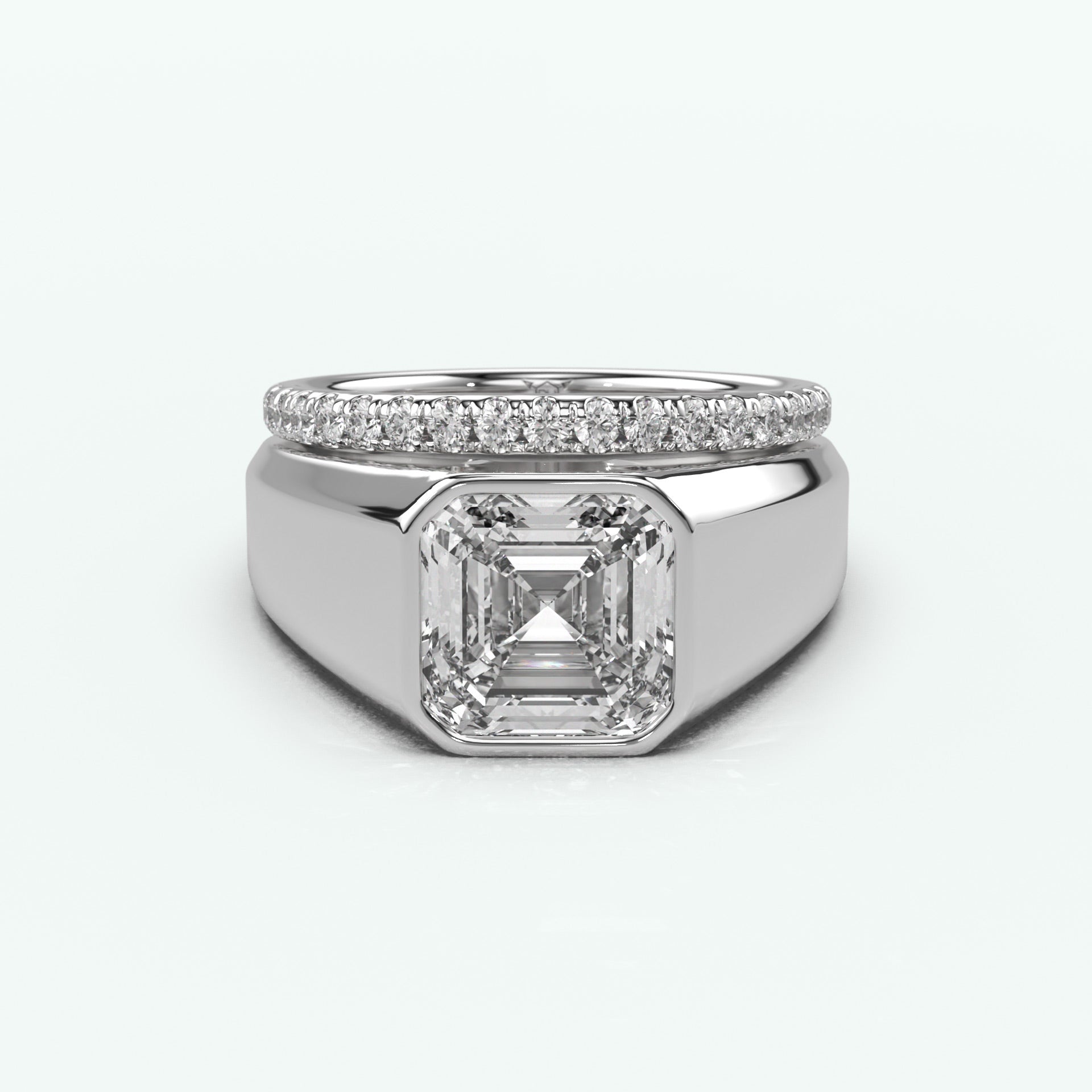 White Gold - Asscher
