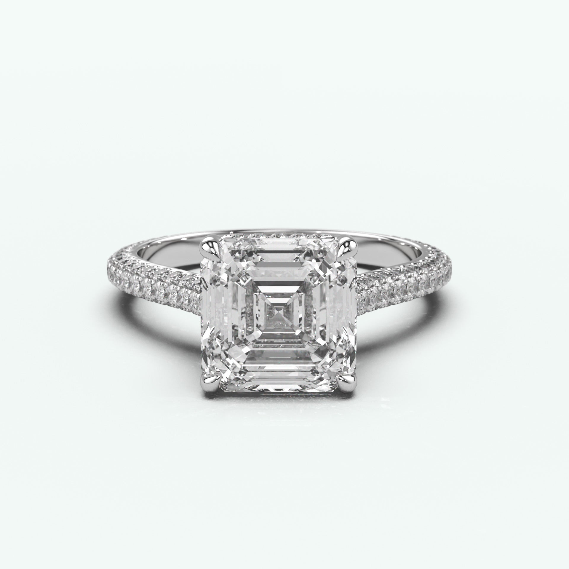 White Gold - Asscher