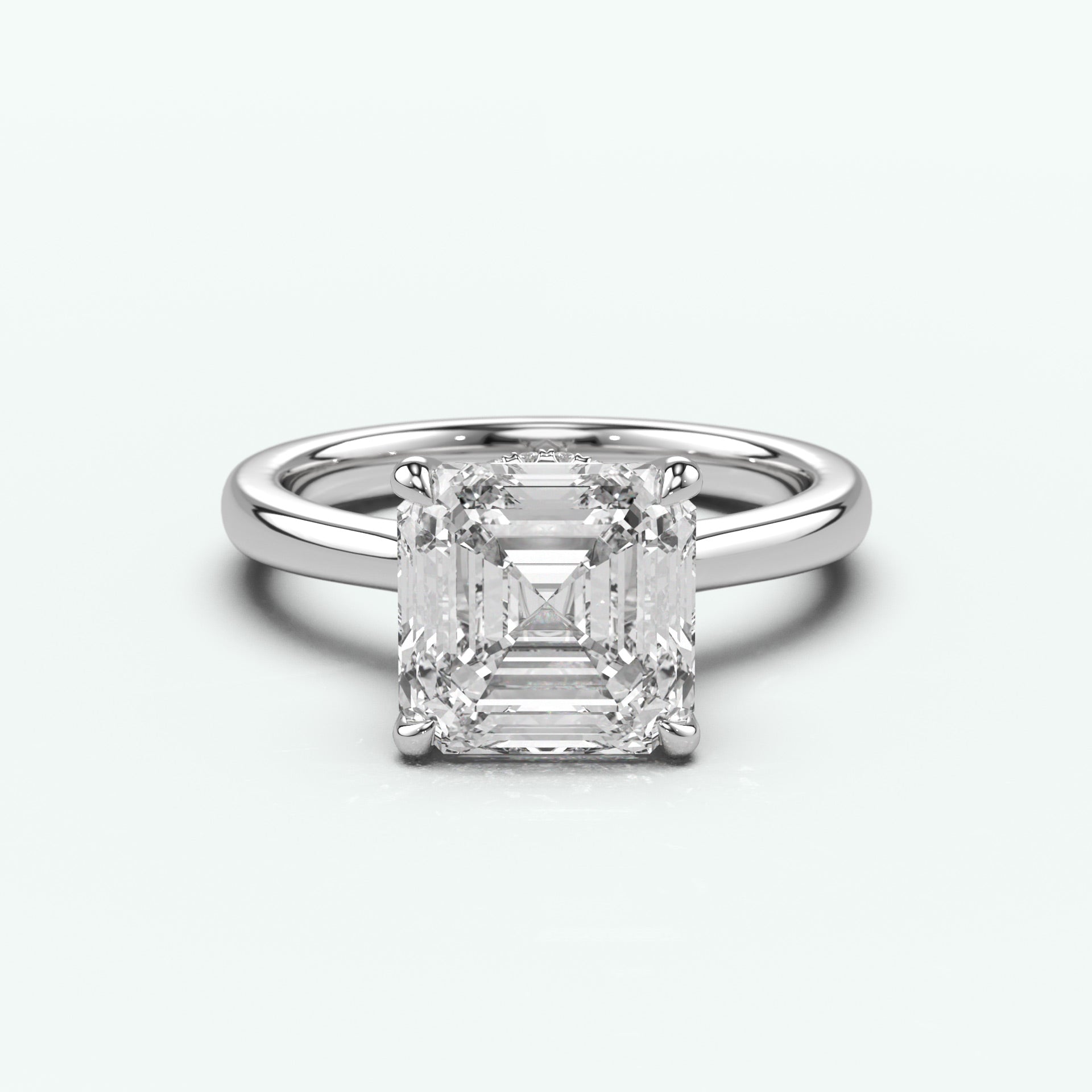 White Gold - Asscher