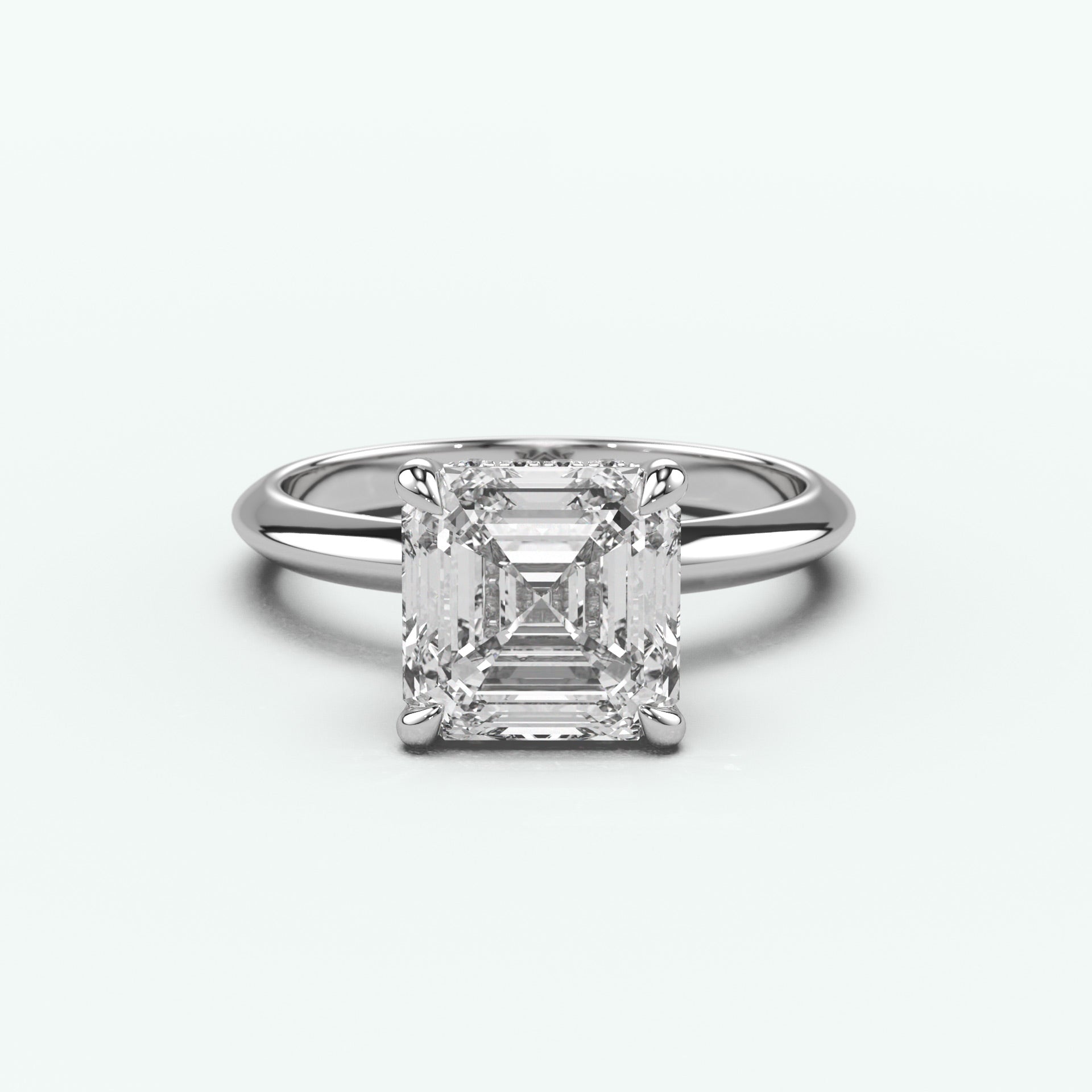 White Gold - Asscher