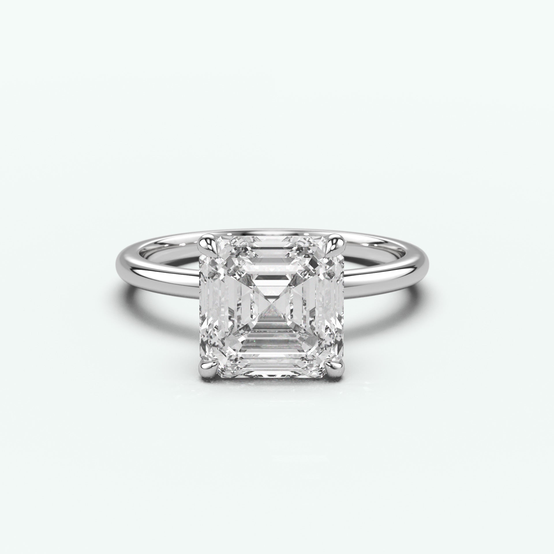 White Gold - Asscher