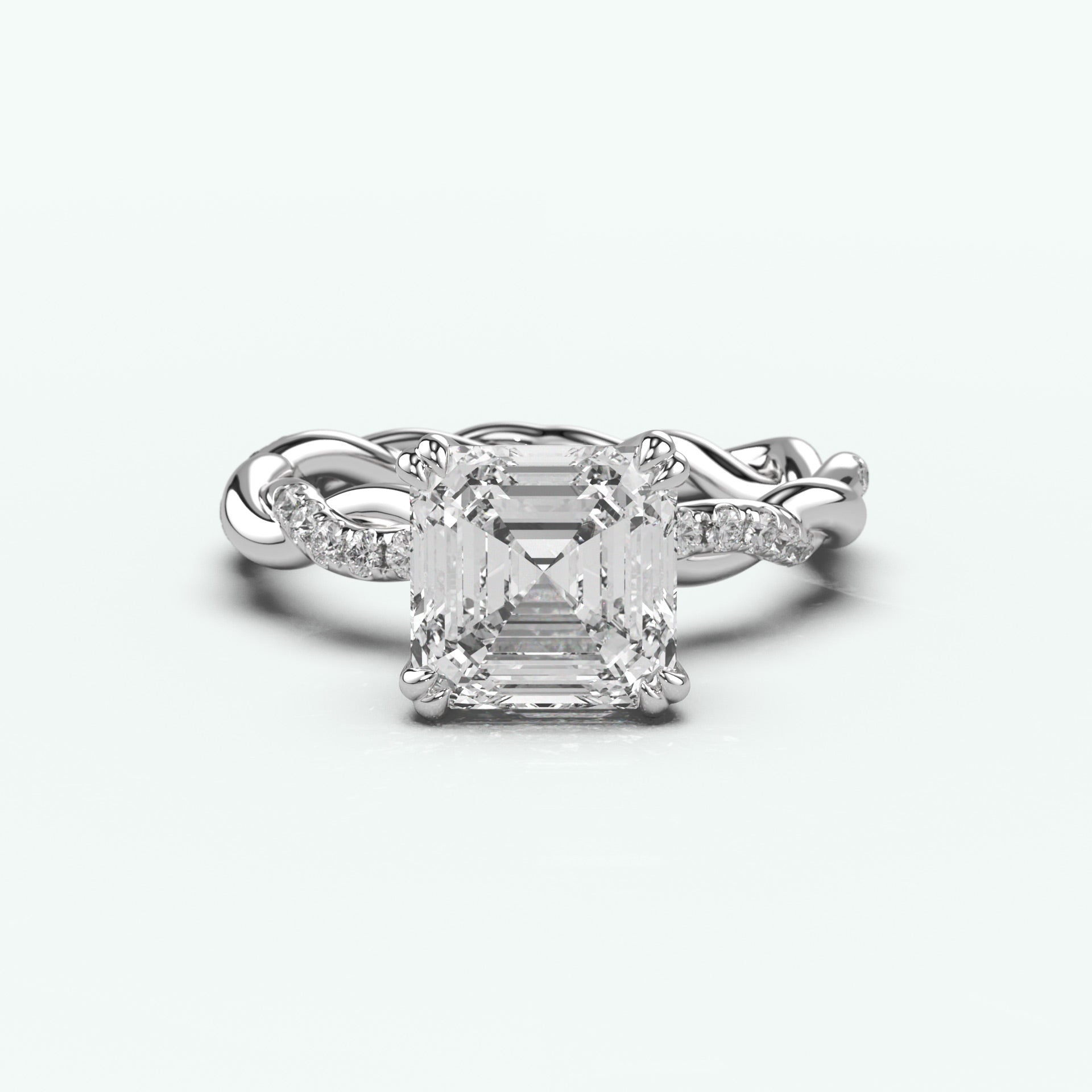 White Gold - Asscher