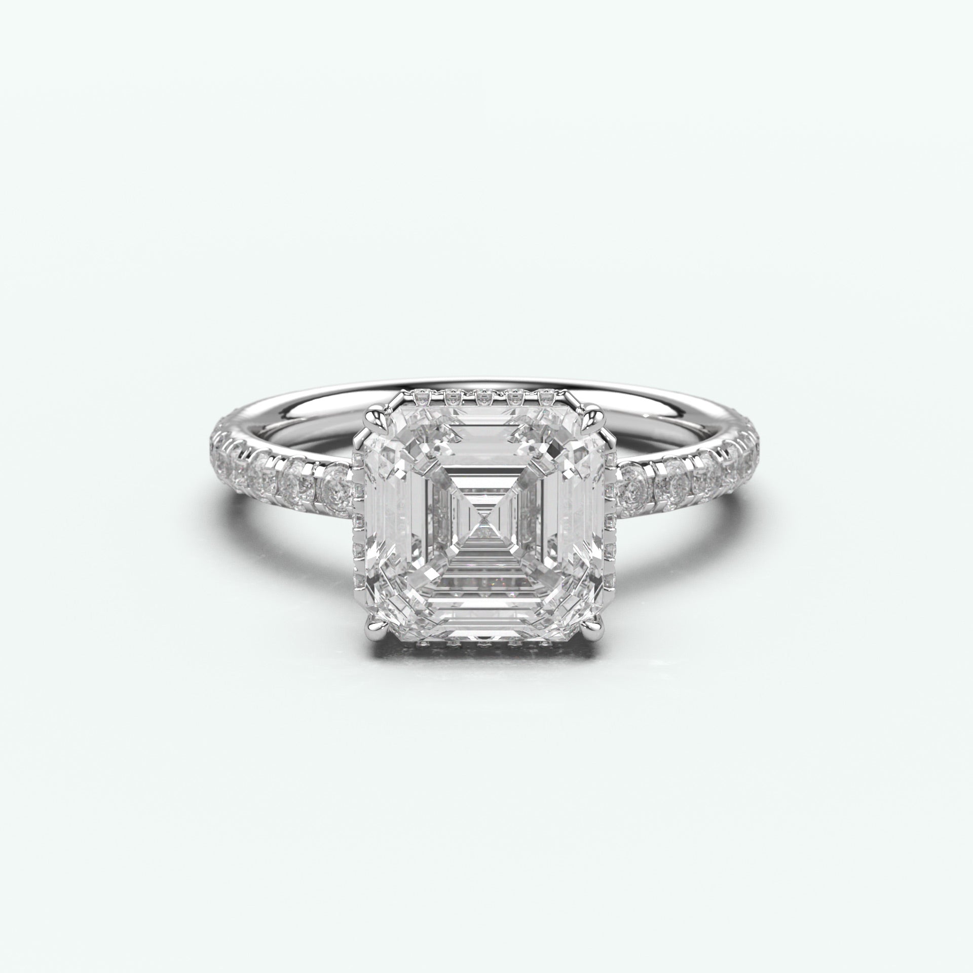 White Gold - Asscher