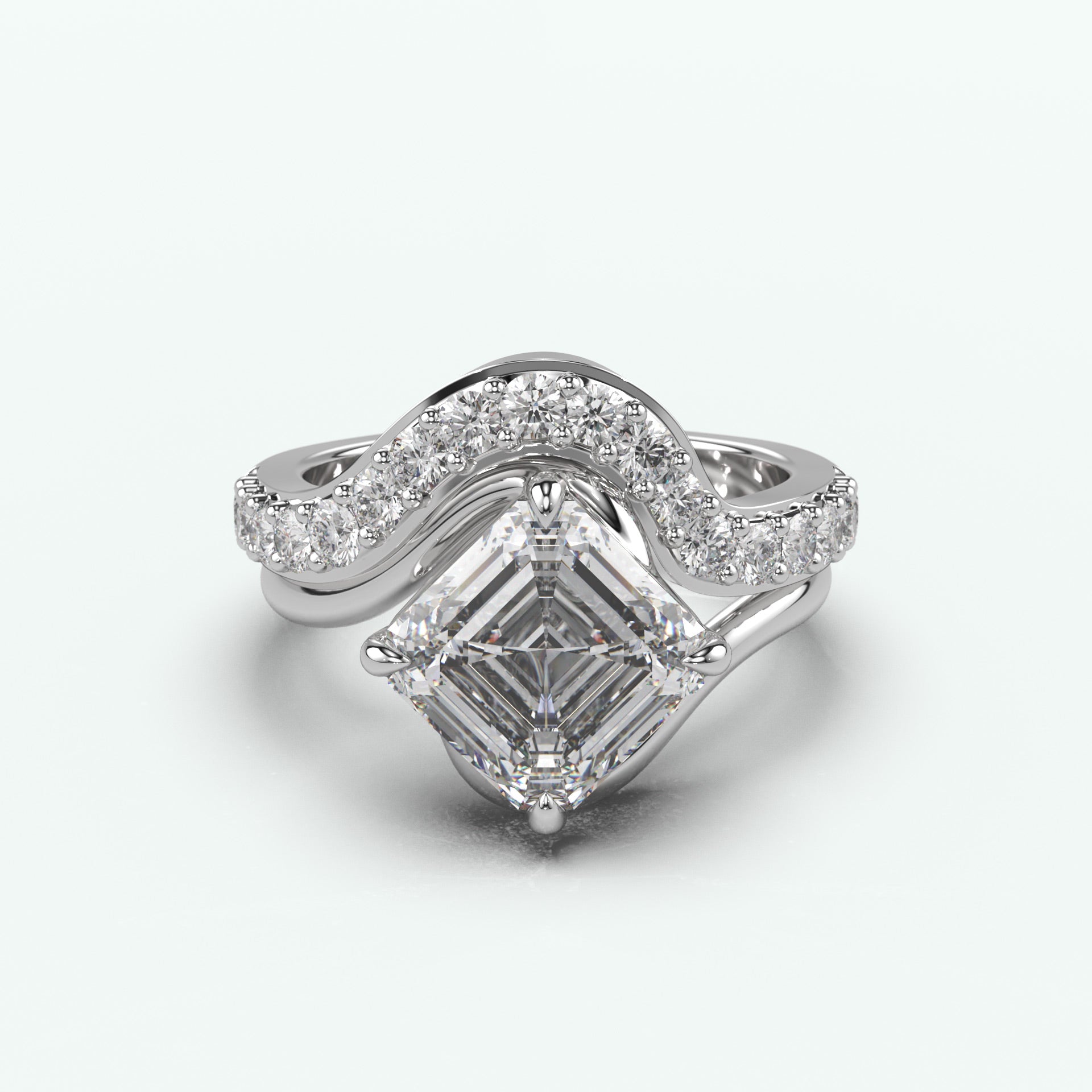 White Gold - Asscher