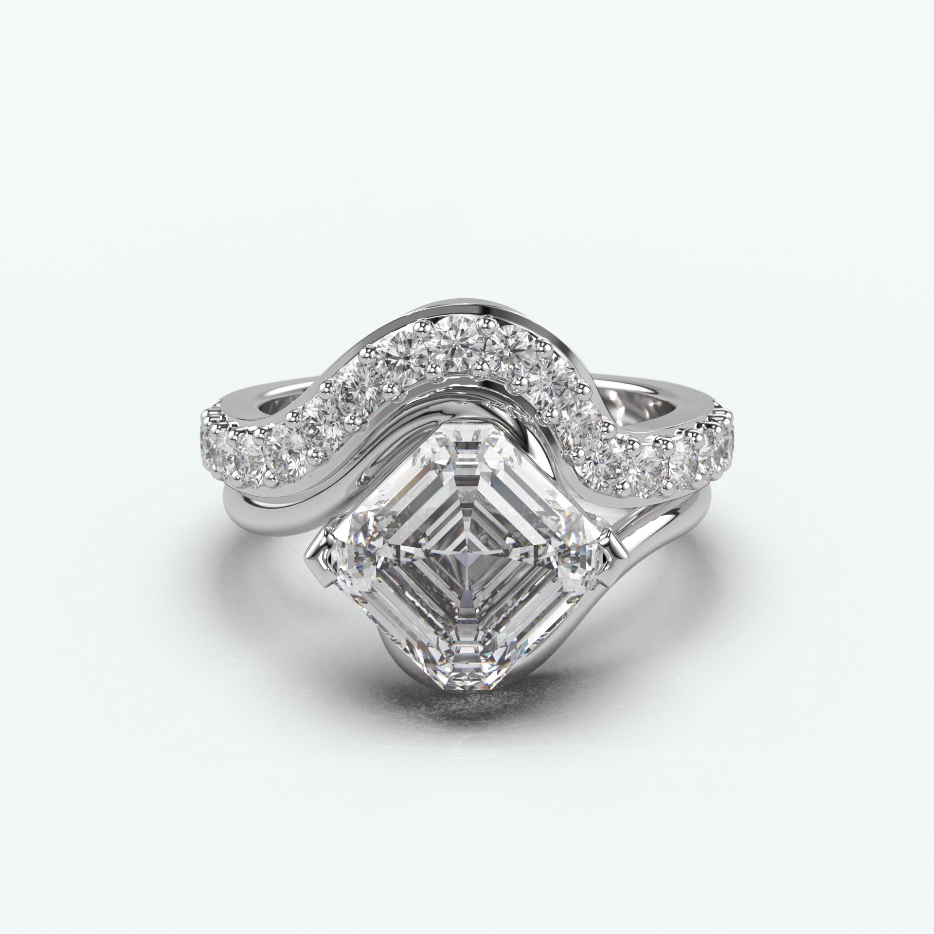White Gold - Asscher