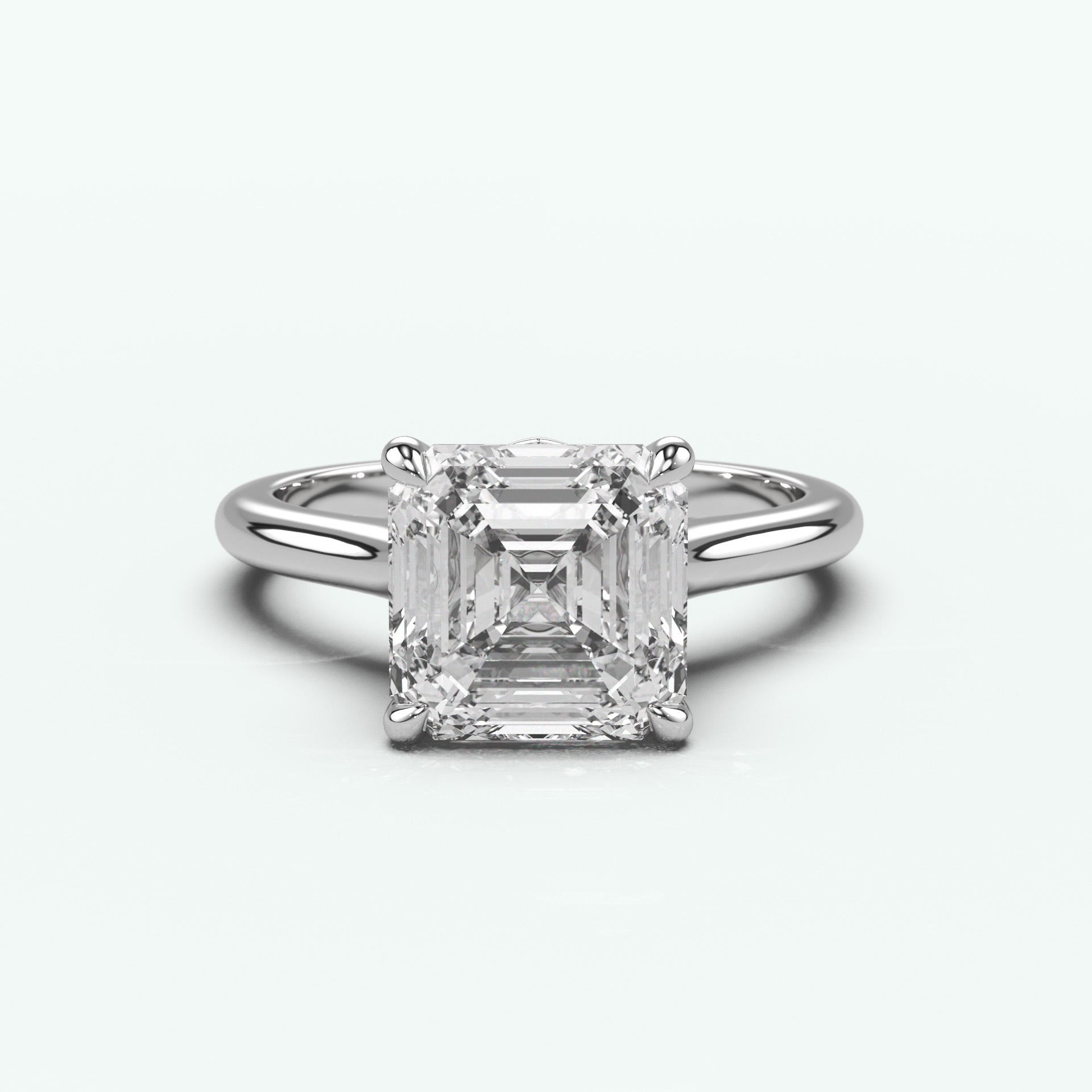 White Gold - Asscher