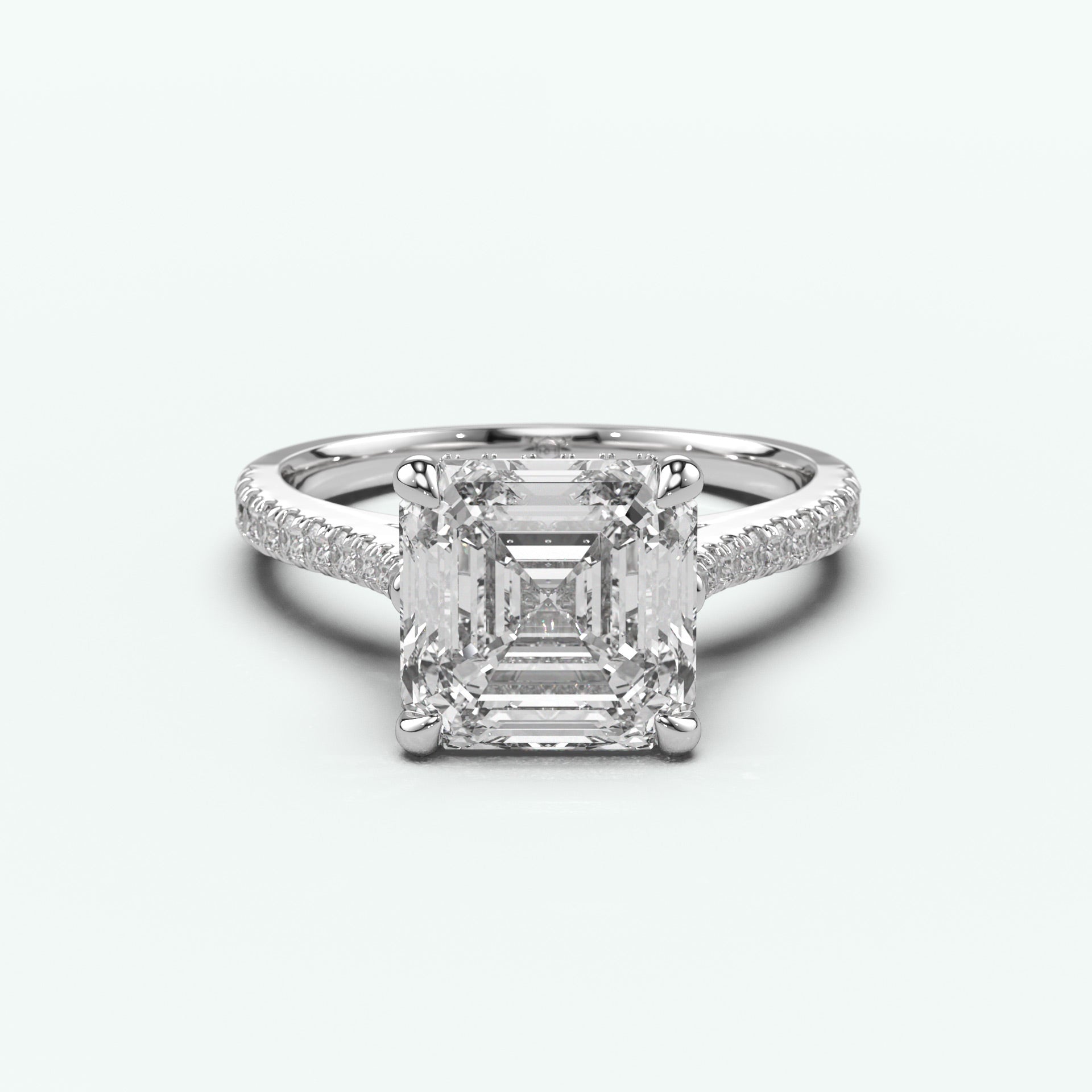 White Gold - Asscher