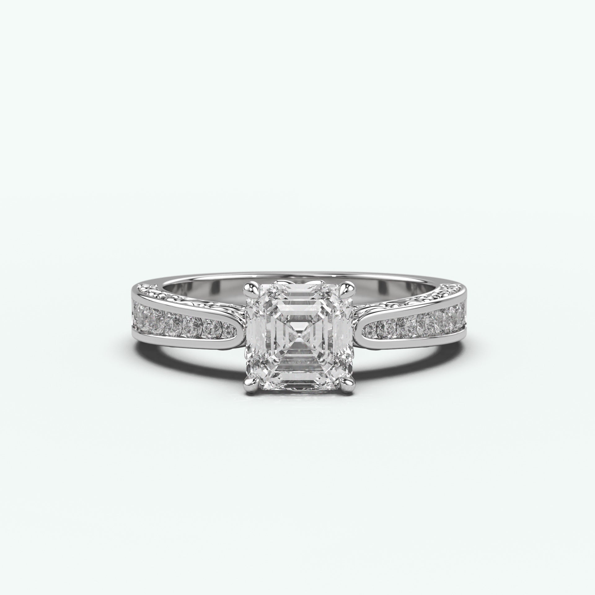White Gold - Asscher