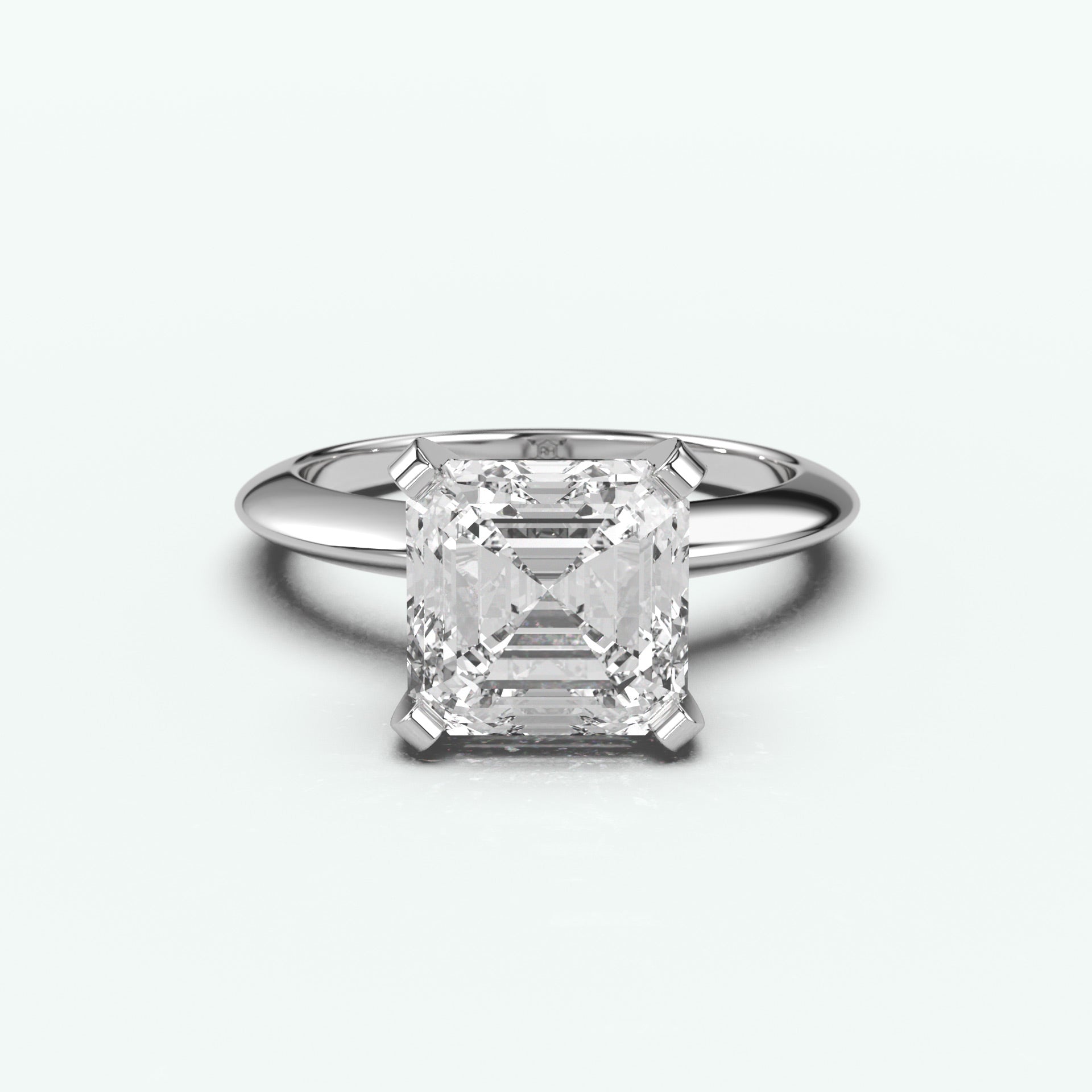 White Gold - Asscher
