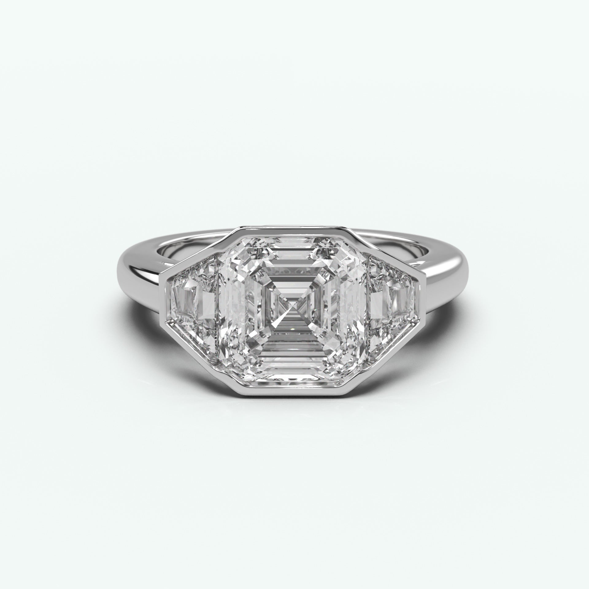 White Gold - Asscher