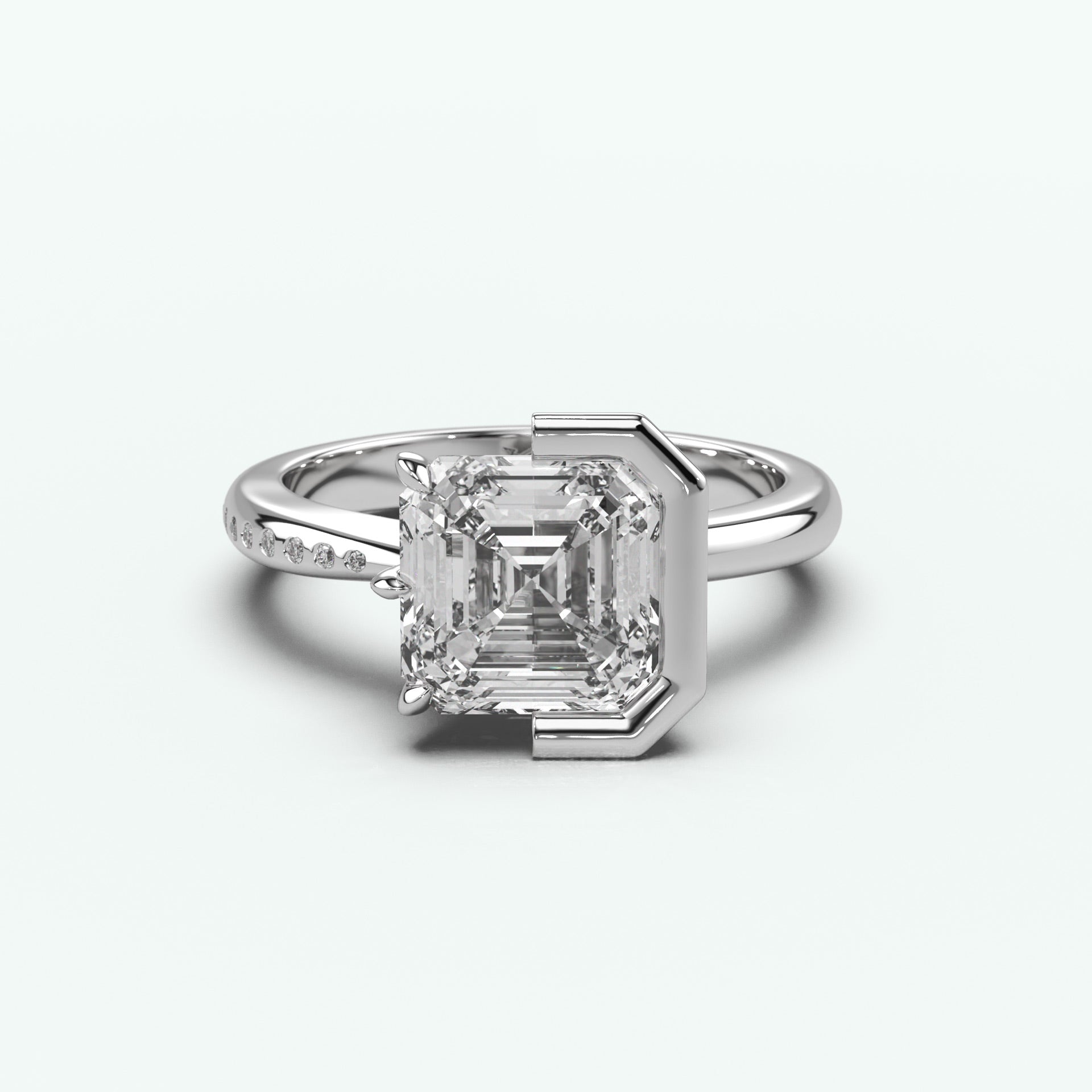 White Gold - Asscher