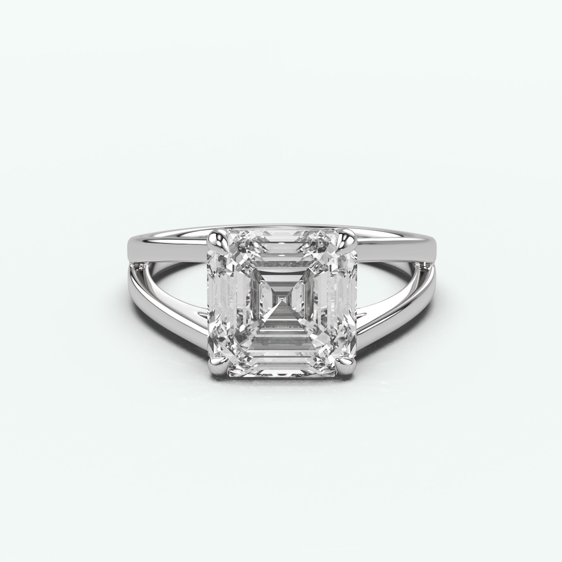 White Gold - Asscher