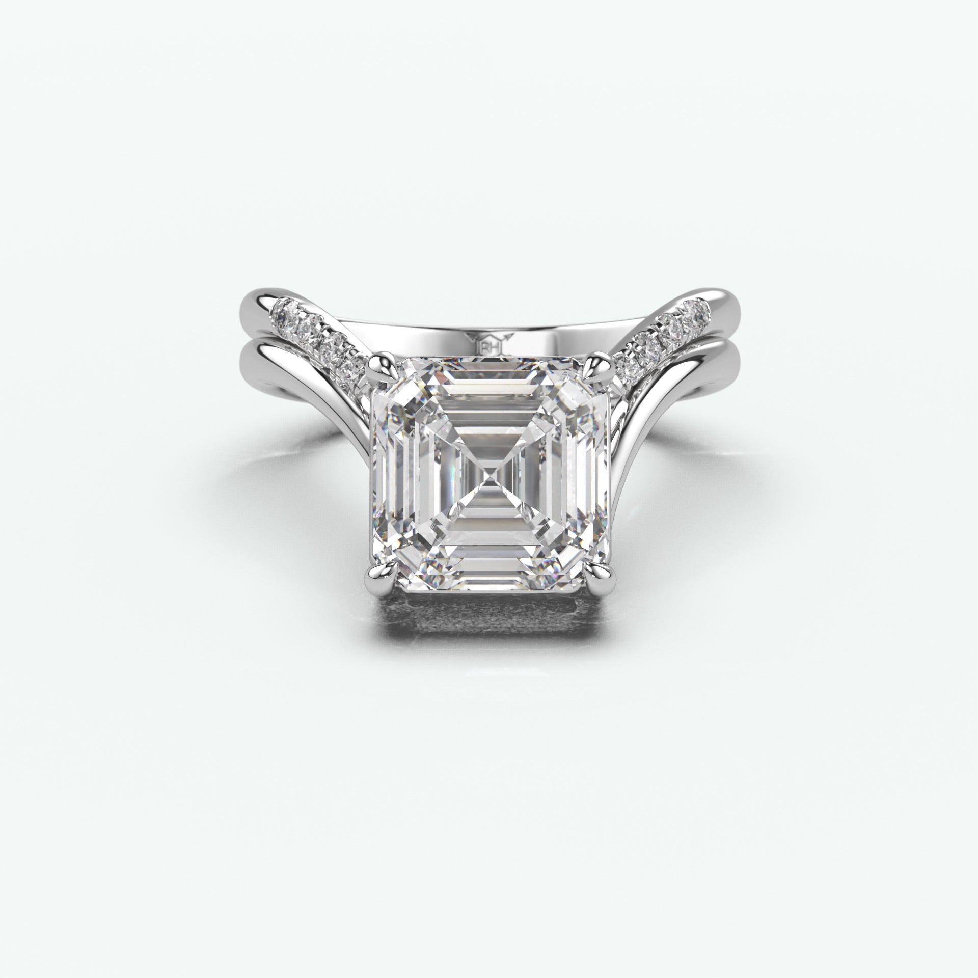 White Gold - Asscher