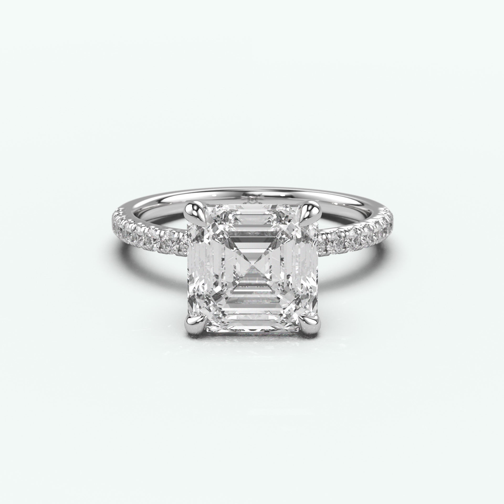 White Gold - Asscher