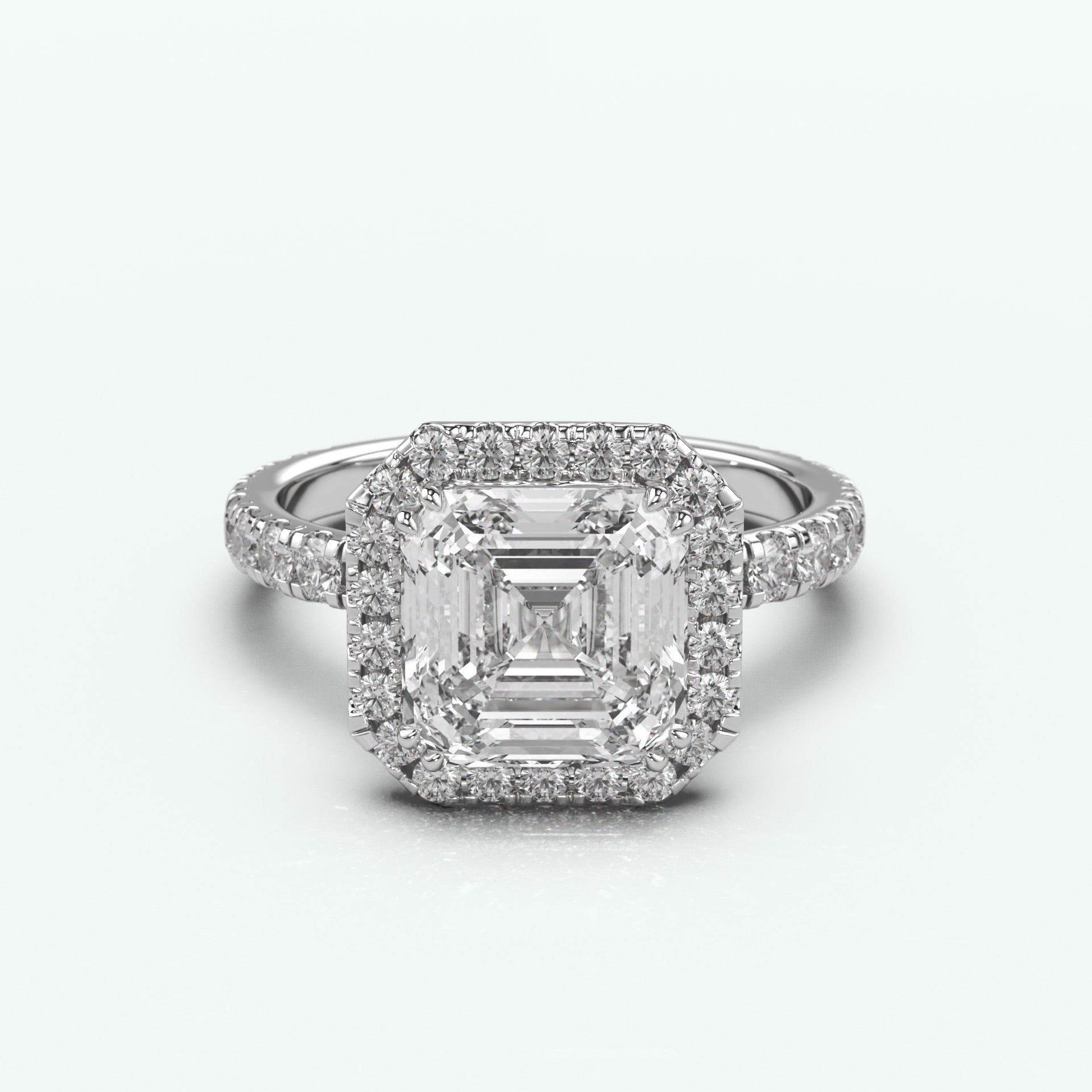 White Gold - Asscher