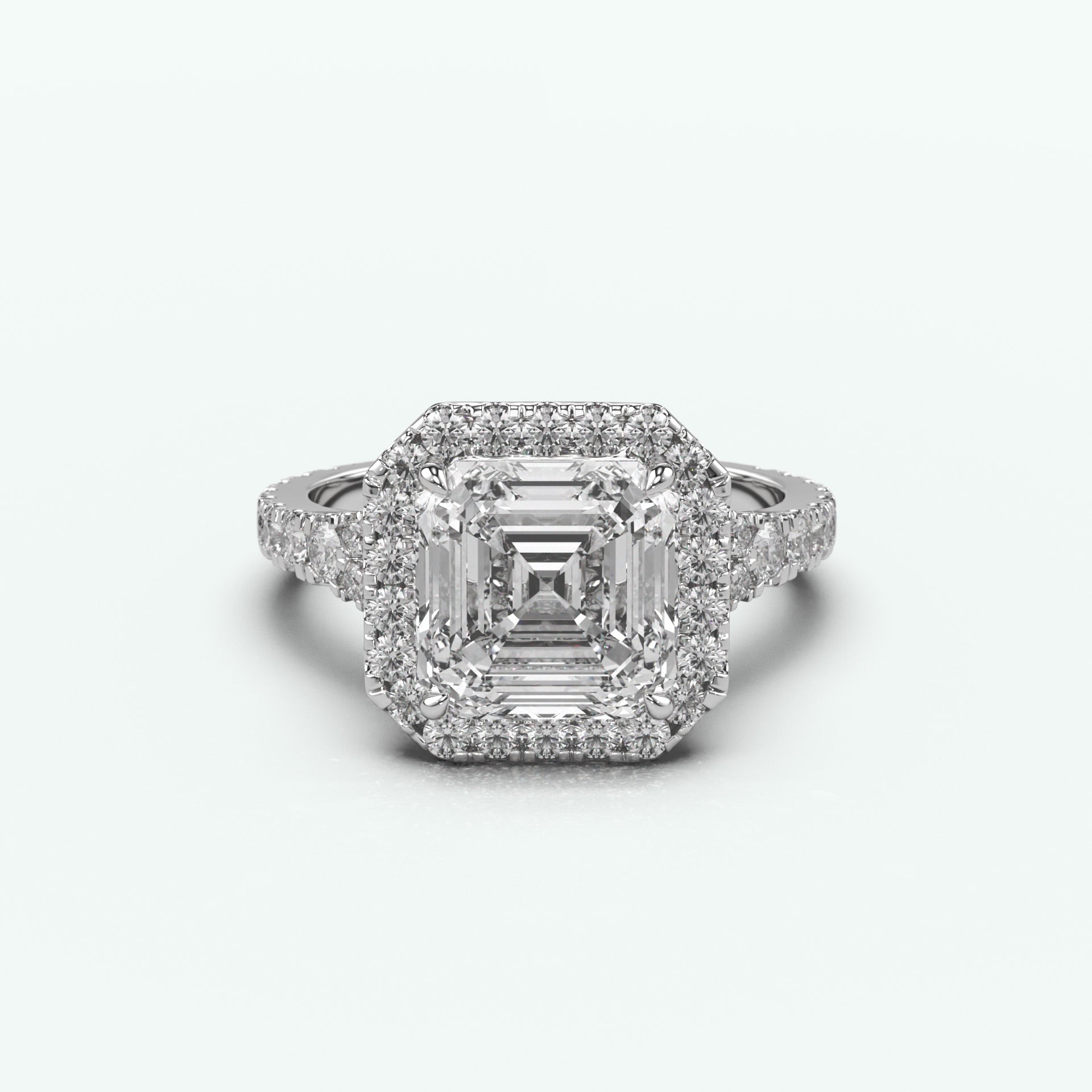 White Gold - Asscher