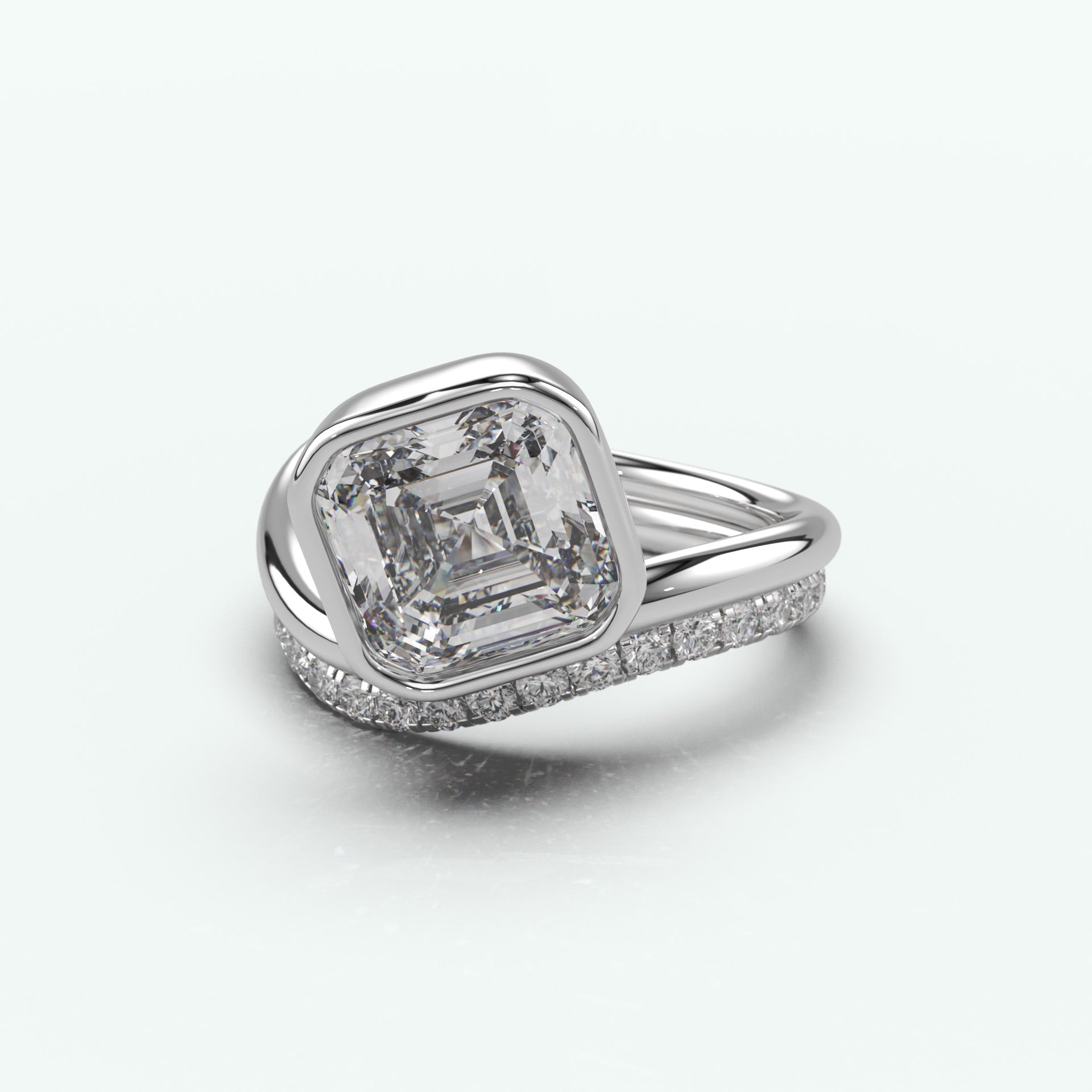 White Gold - Asscher