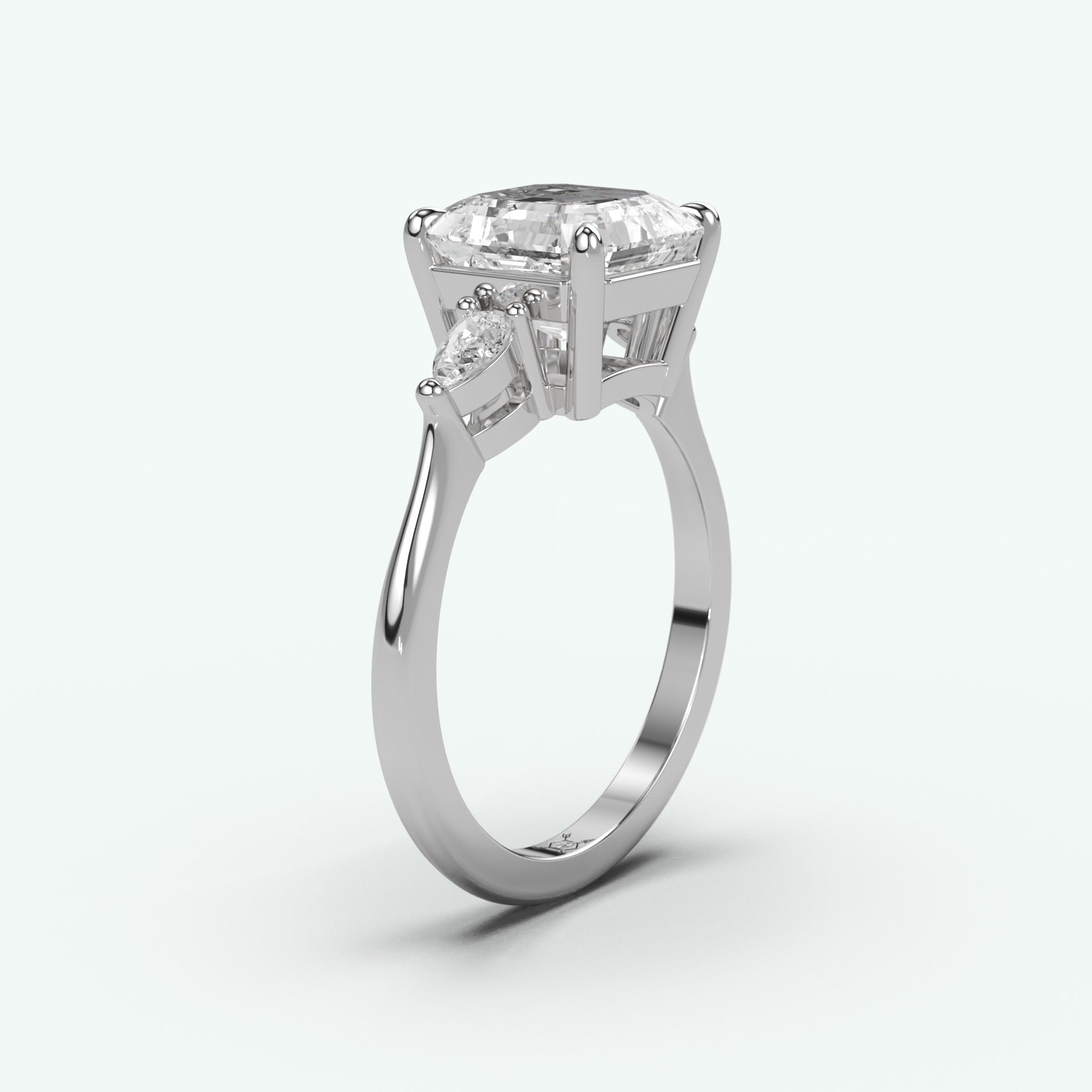 White Gold - Asscher
