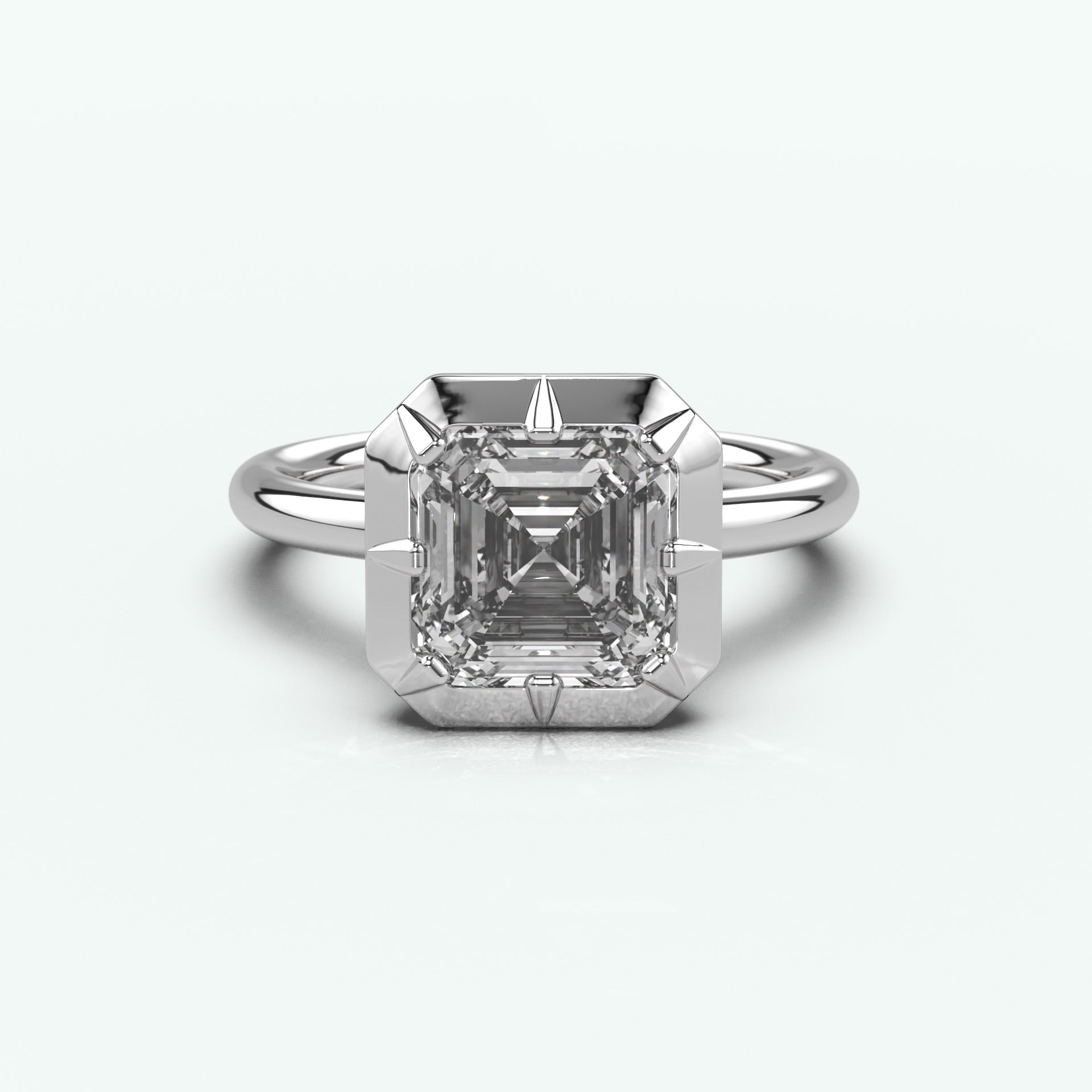 White Gold - Asscher