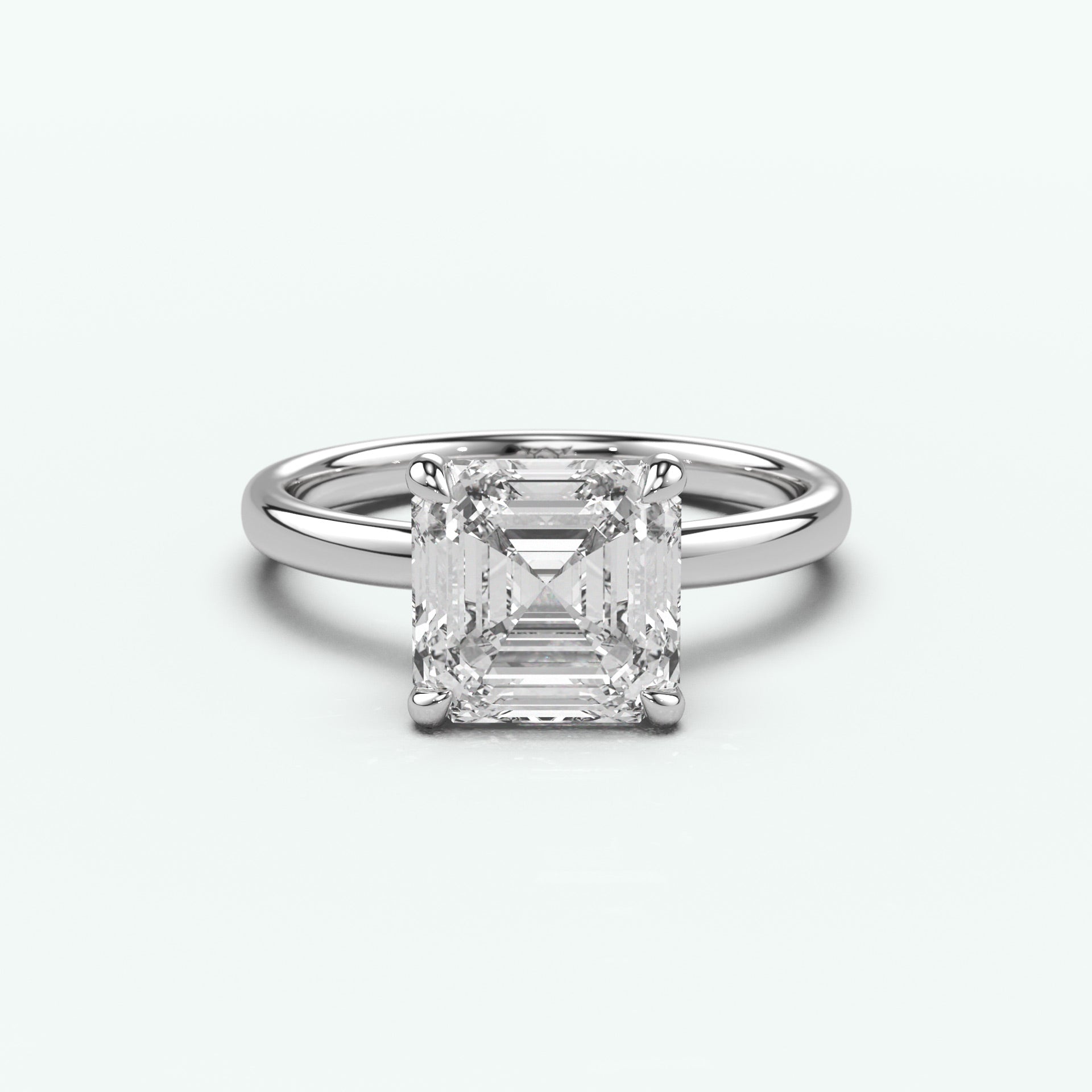 White Gold - Asscher