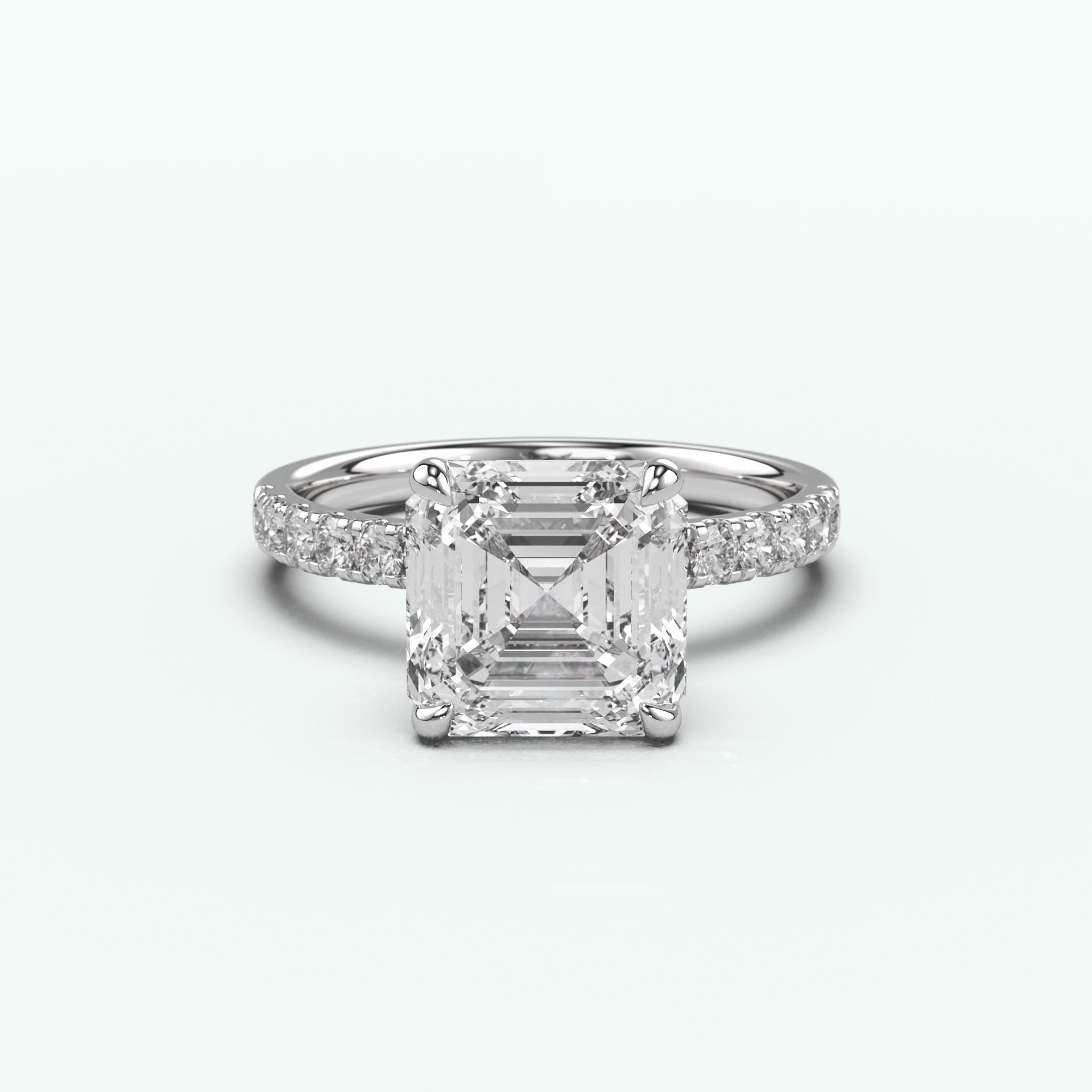 White Gold - Asscher