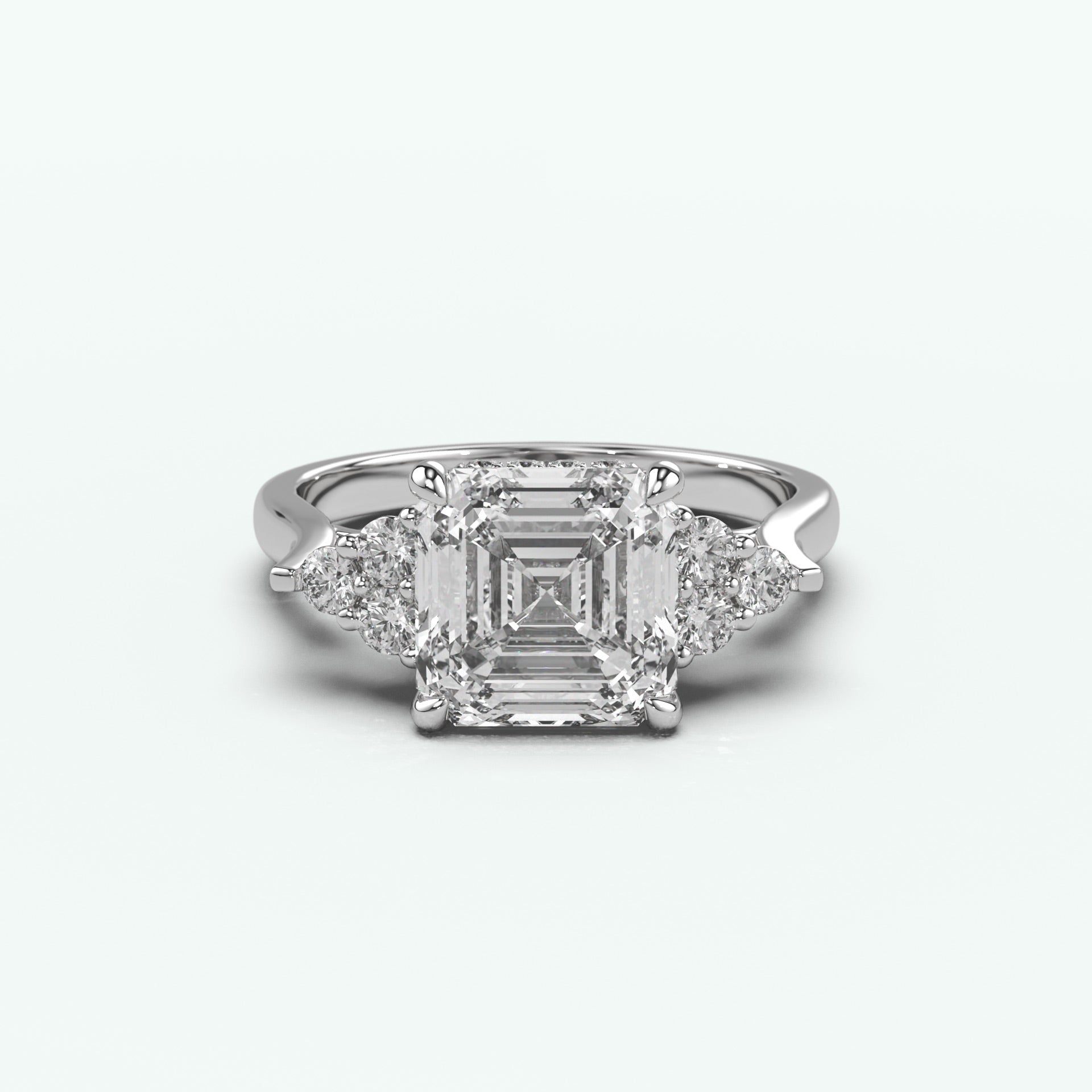 White Gold - Asscher