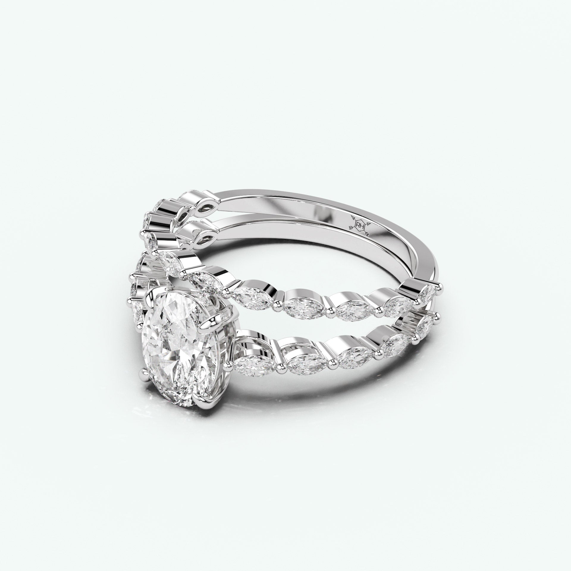 White Gold - Marquise