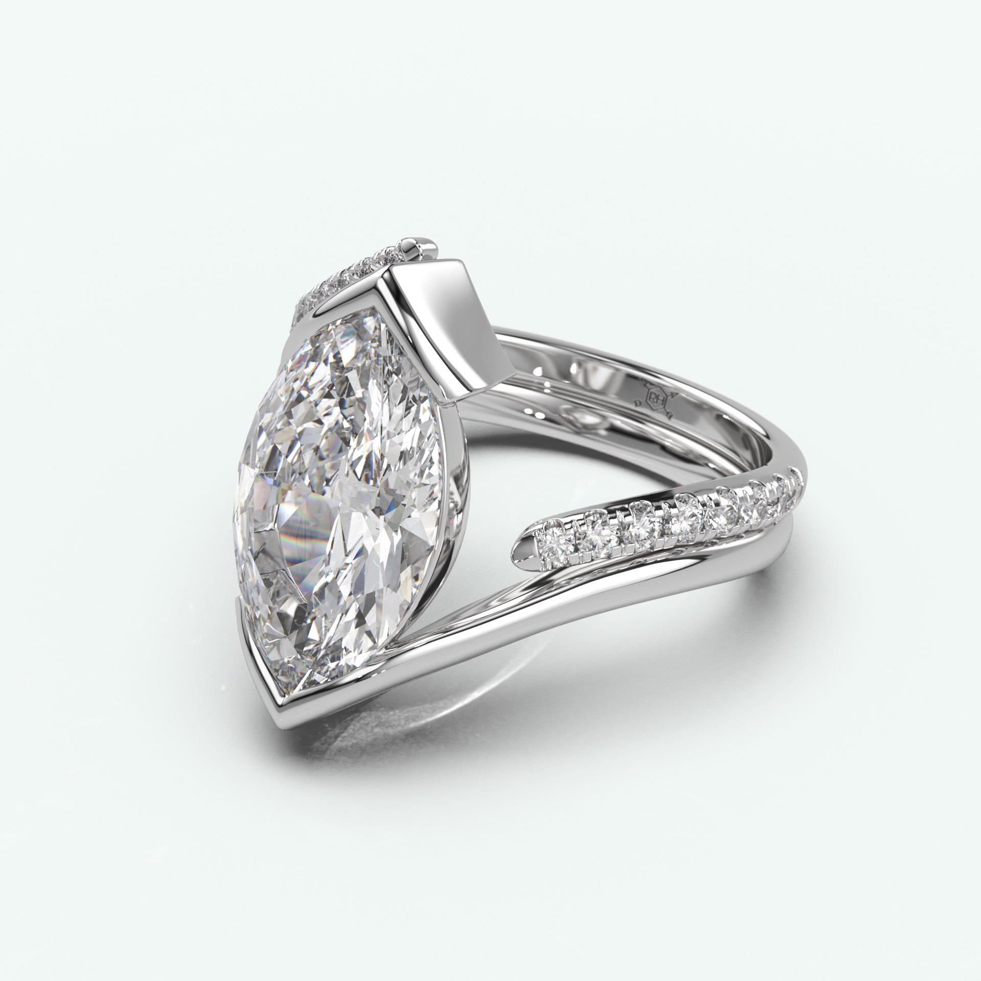 White Gold - Marquise