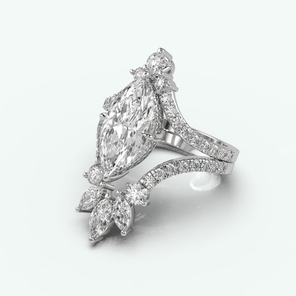 White Gold - Marquise