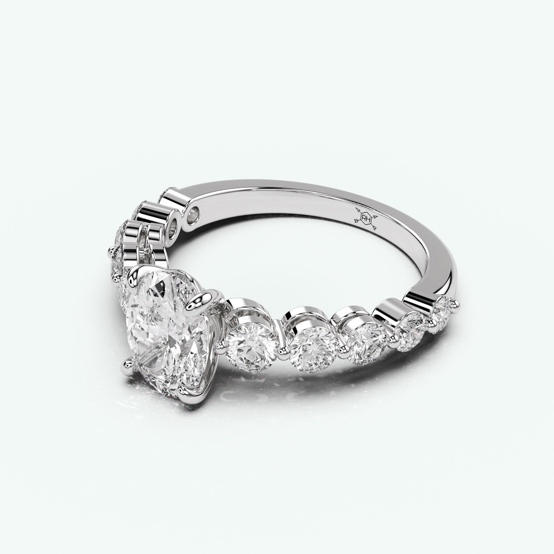 White Gold - Oval