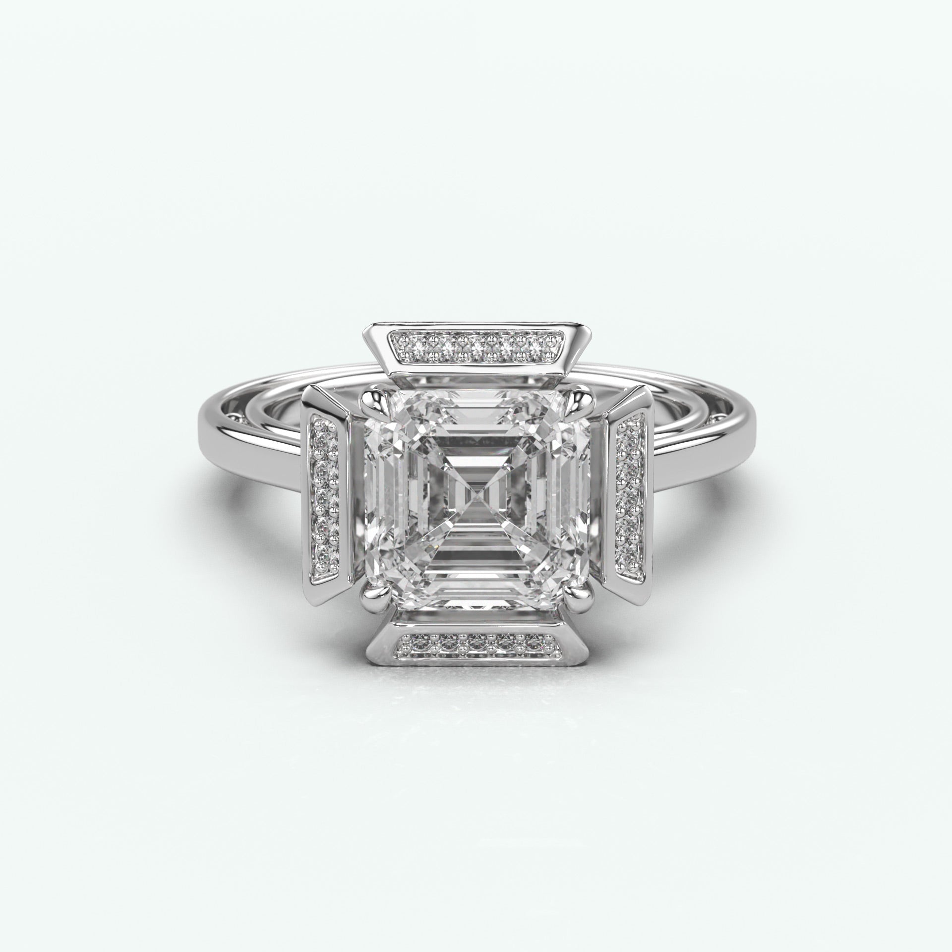 White Gold - Asscher