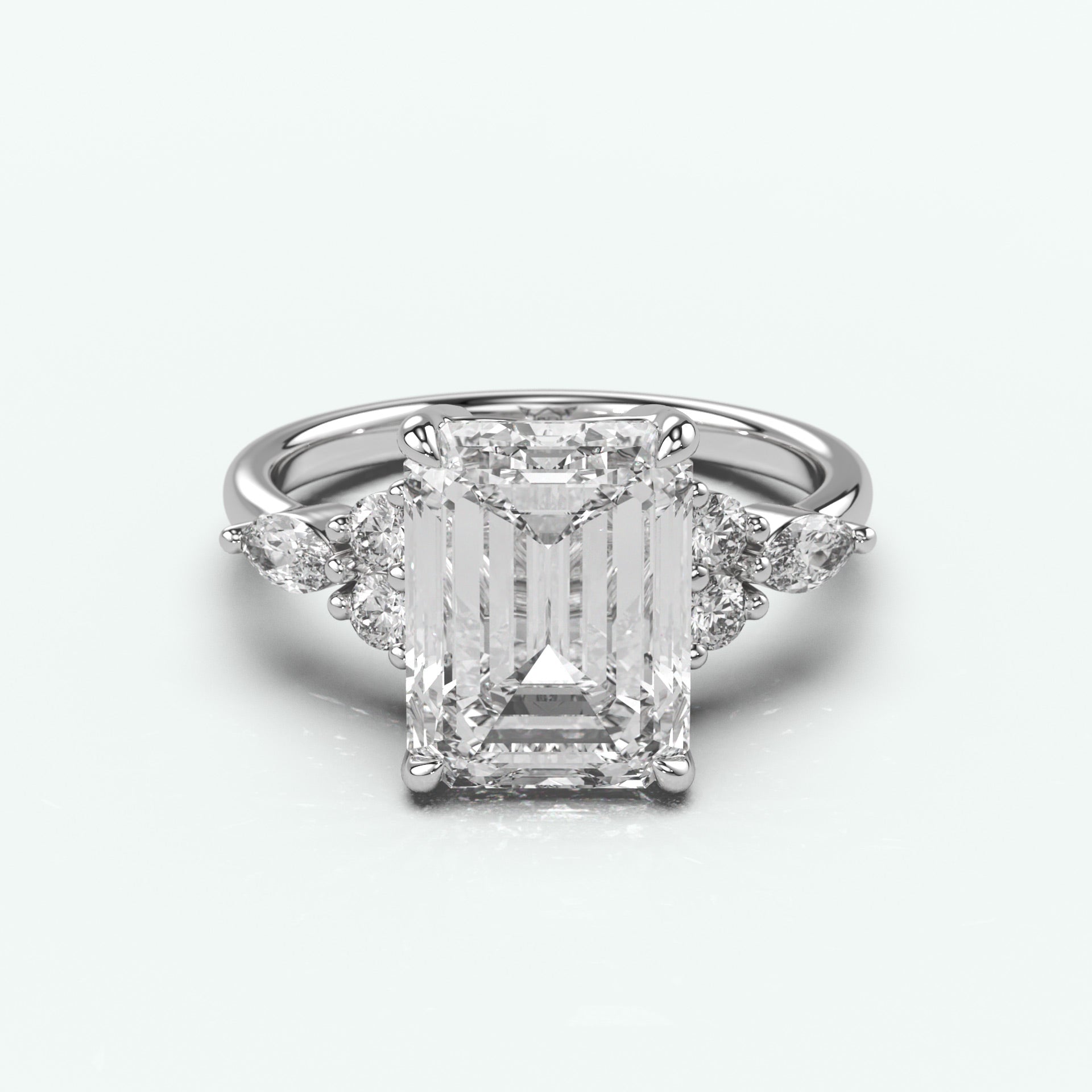 White Gold - Emerald