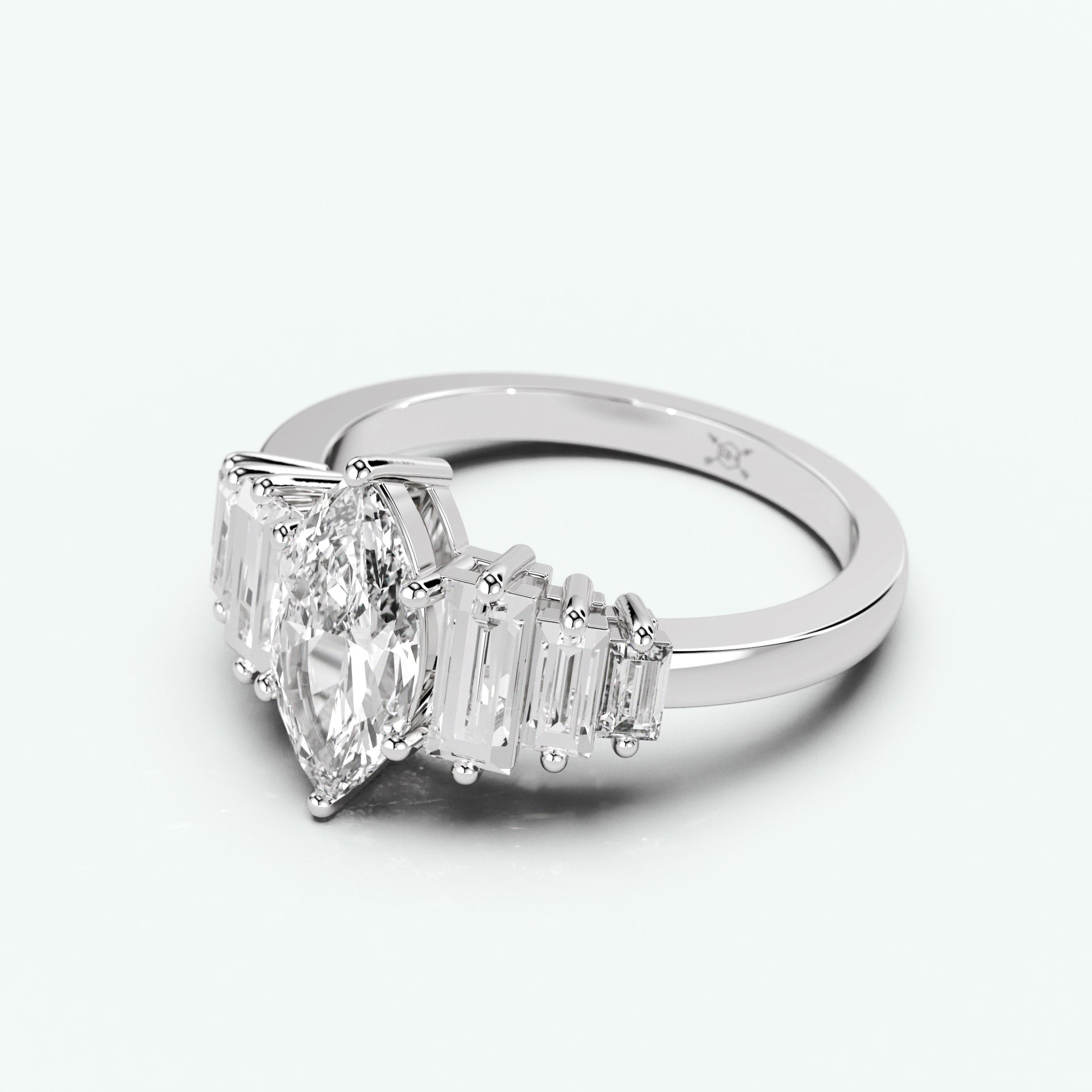 White Gold - Marquise