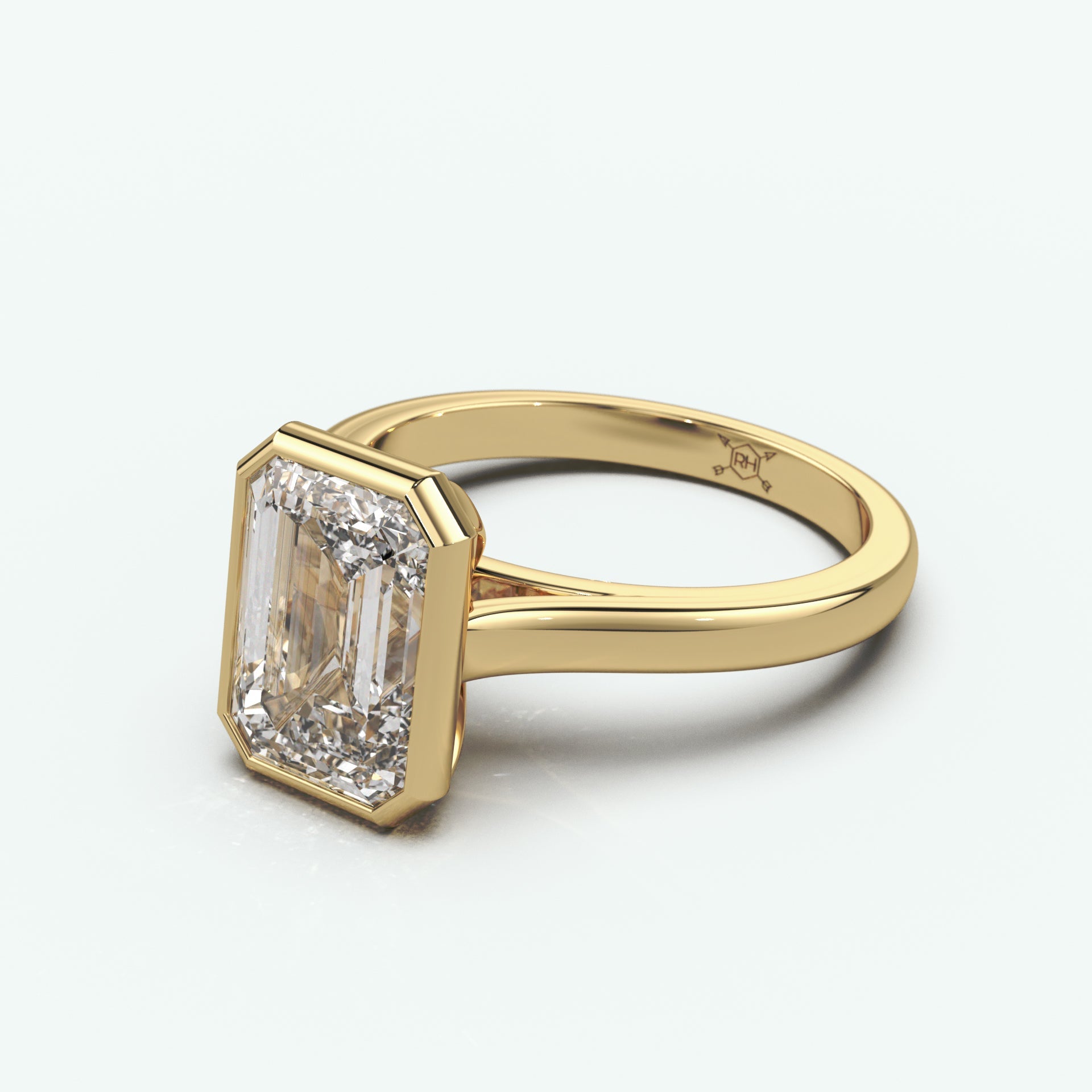 The Lola With 2.58 Carat Emerald Shape Lab Grown Diamond